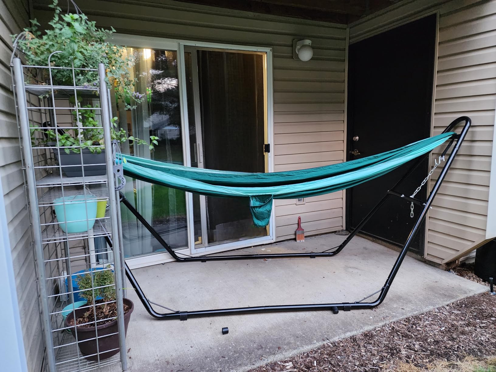 Homgava Universal 2-Person Hammock Stand, 660LBS Capacity,Black customer photo 2