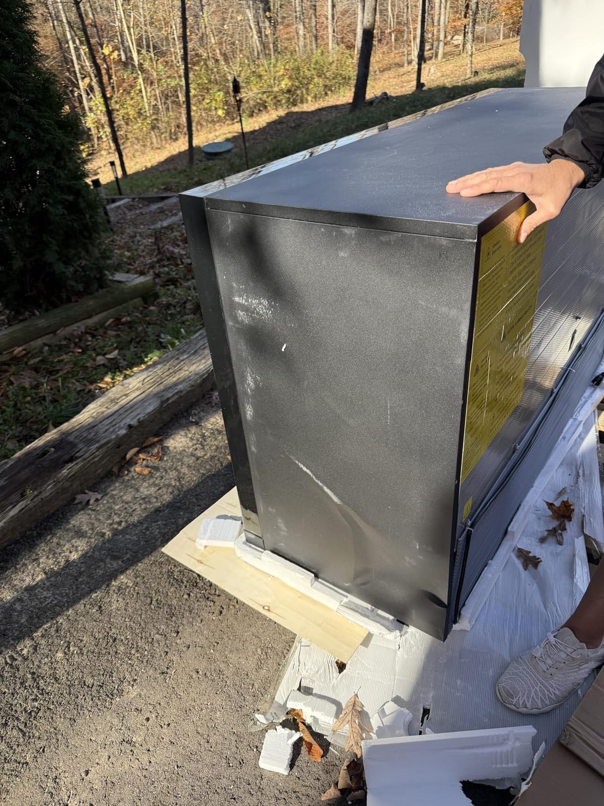 10.5 Cu.Ft Back Bar Cooler, 3 Hinged Glass Doors, ETL customer photo 1