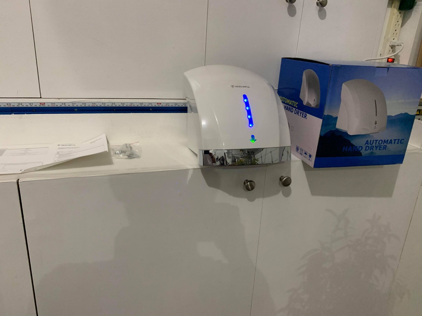 modunful 2-Pack Hand Dryers for Bathrooms Commercial - 1600W Wall-Mounted customer photo 1