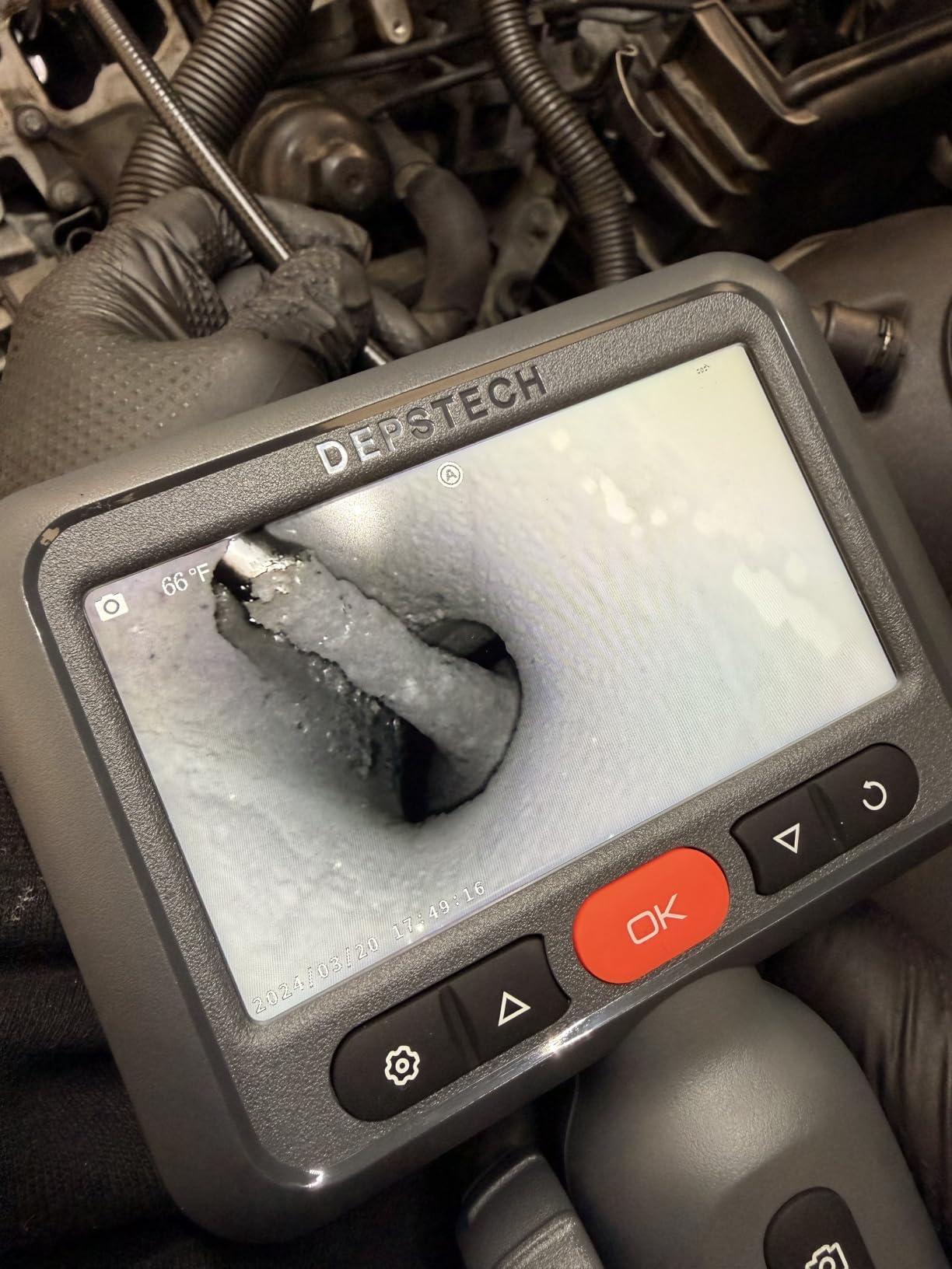 DEPSTECH 10FT Articulating Borescope, Dual Lens Endoscope Camera with Light customer photo 1