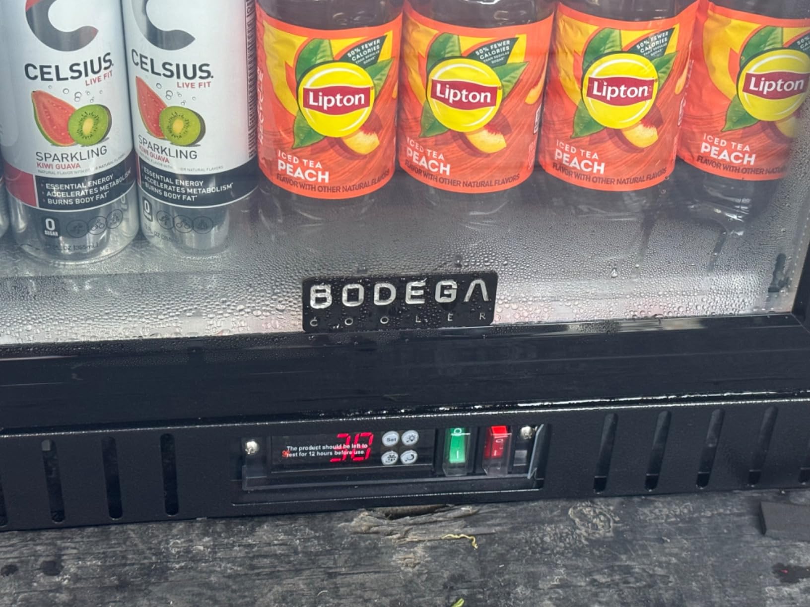 BODEGA BODEGACOOLER 12.5 Cu. Ft. Upright Commercial Beverage Refrigerator, Large Glass-Door Display Merchandiser, Energy-Star Rated Drink & Bar Cooler with Soft LED Lighting and Adjustable Shelves customer photo 1