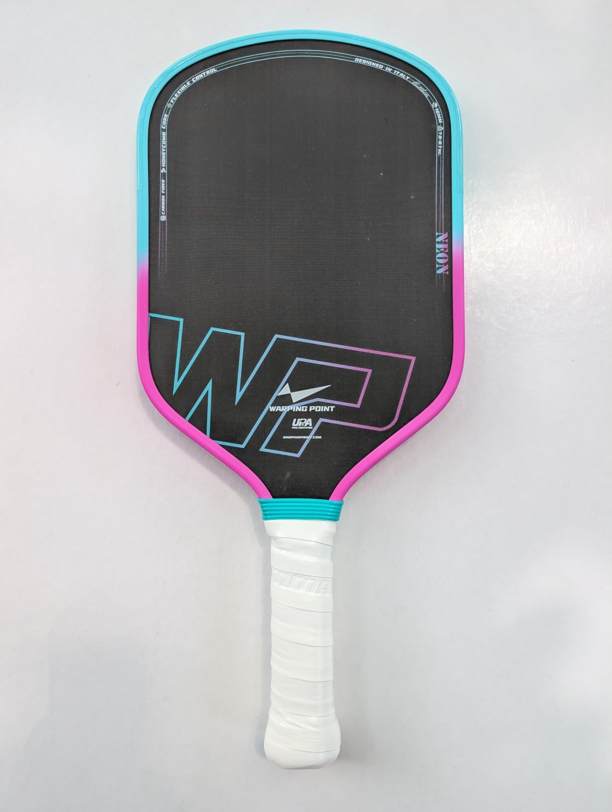 Warping Point Neon Gen 3 Pickleball Paddle, UPA-A Approved, Triple-Layer T700 Raw Carbon Fiber, 16MM EdgeFusion Core, Thermoformed Frame, Tour-Level Spin, Control & Power customer photo 2