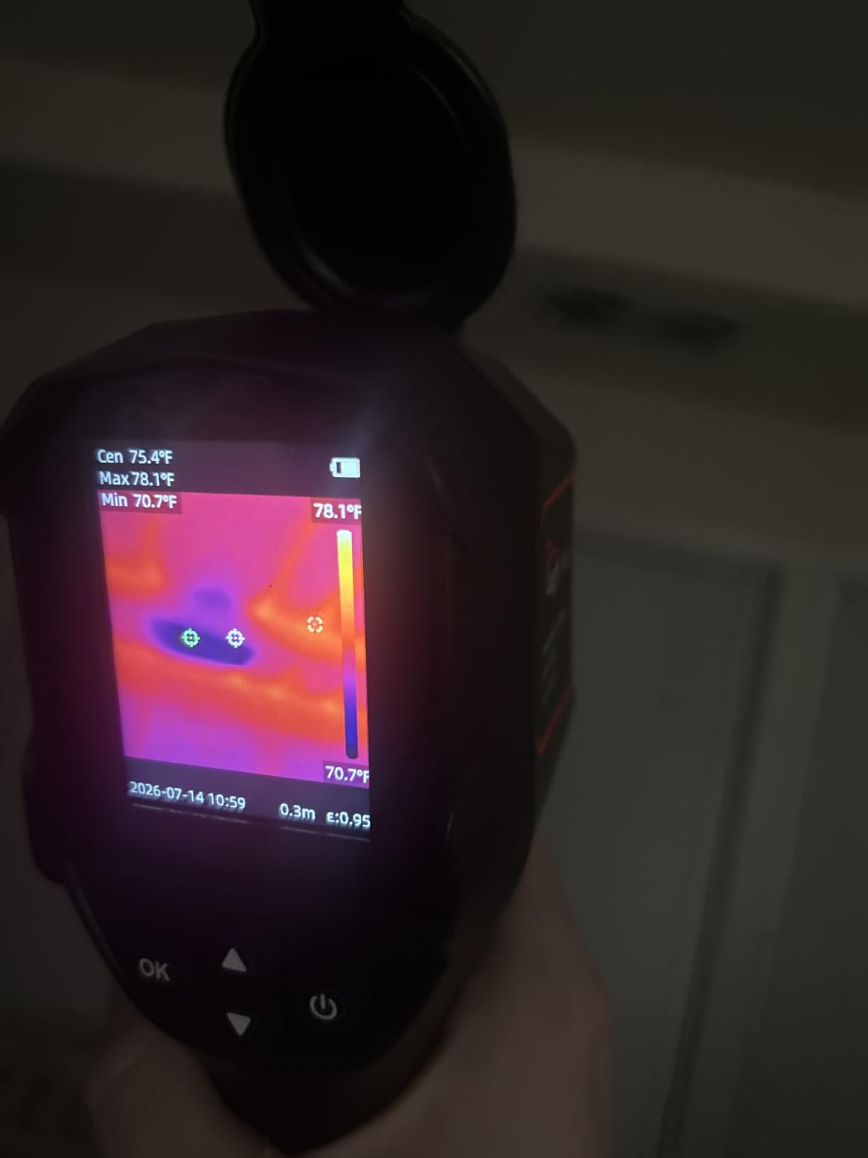 Thermal Camera, 240 x 240 TISR Resolution for Home Inspection customer photo 2
