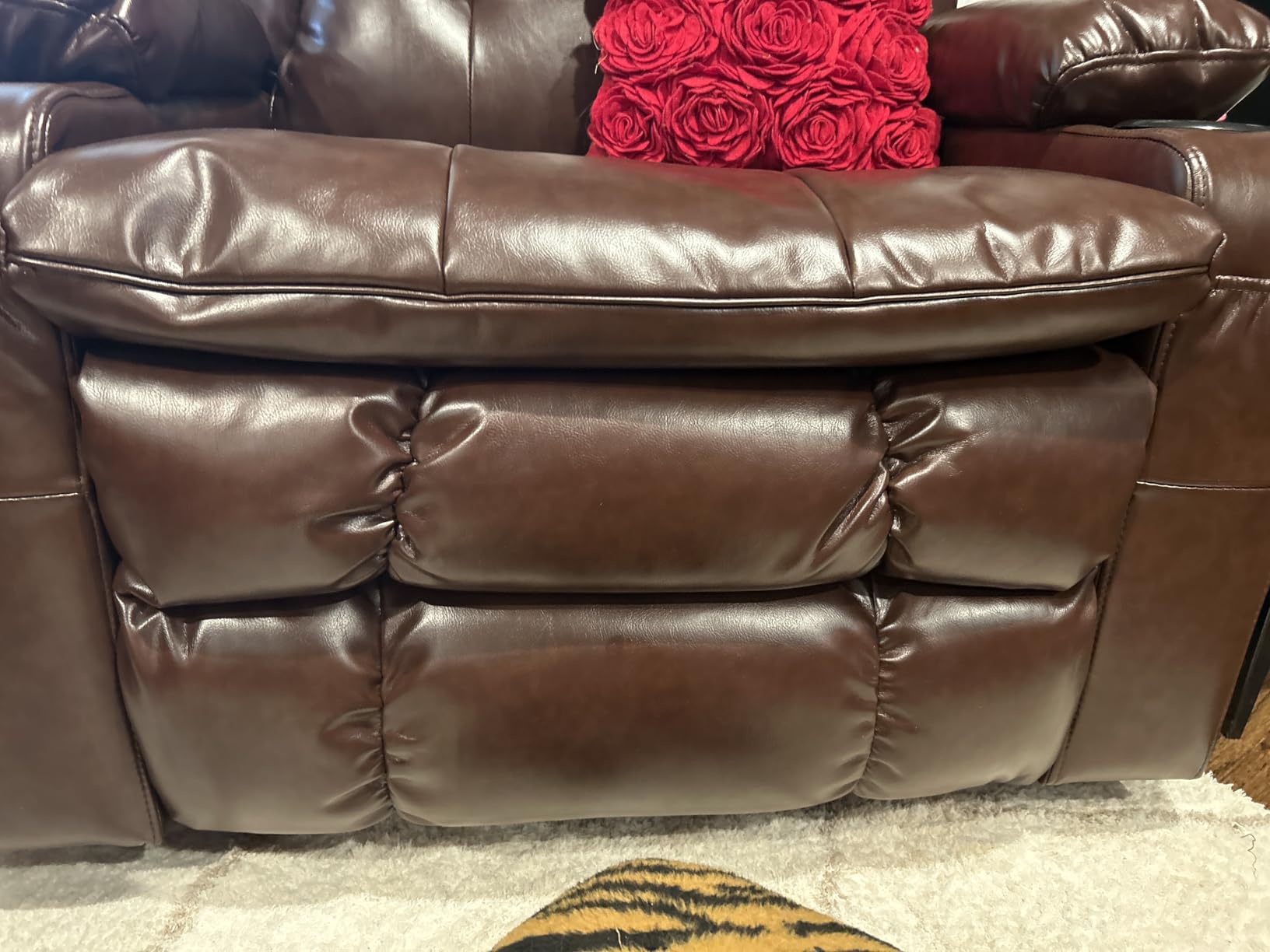 Dual Motor Power Lift Recliner for Elderly with Massage and Heat, Brown customer photo 1