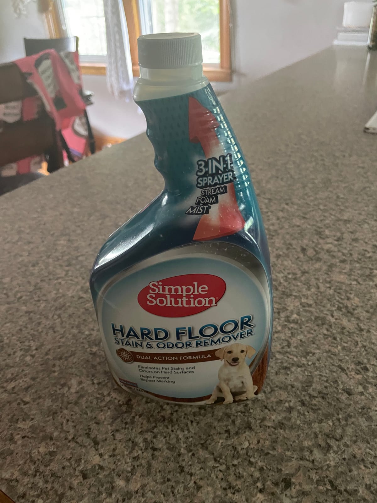 Simple Solution Hard Floor Stain & Odor Remover, Pet Stain Cleaner, Gallon customer photo 1
