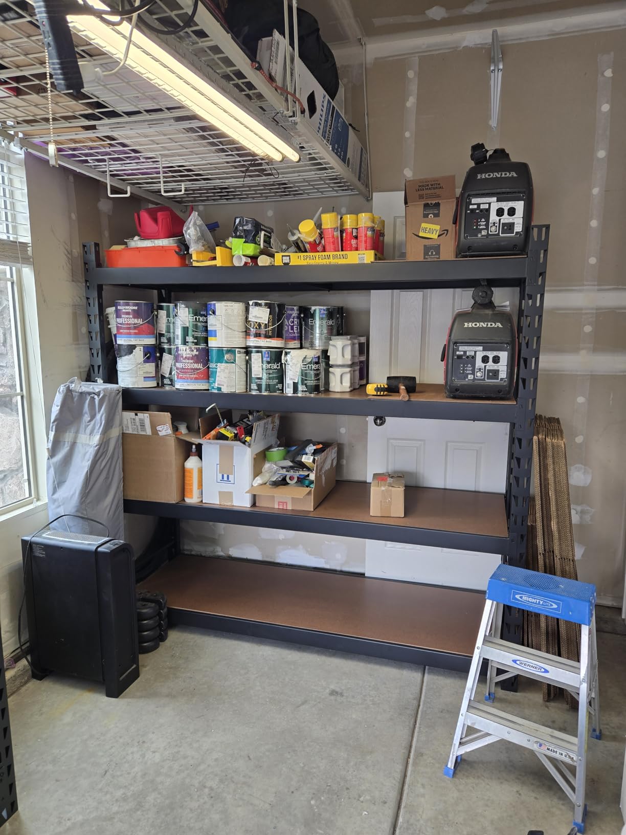 WORKPRO 77-Inch Garage Utility Shelving, 6400 lb Heavy-Duty Rack customer photo 2