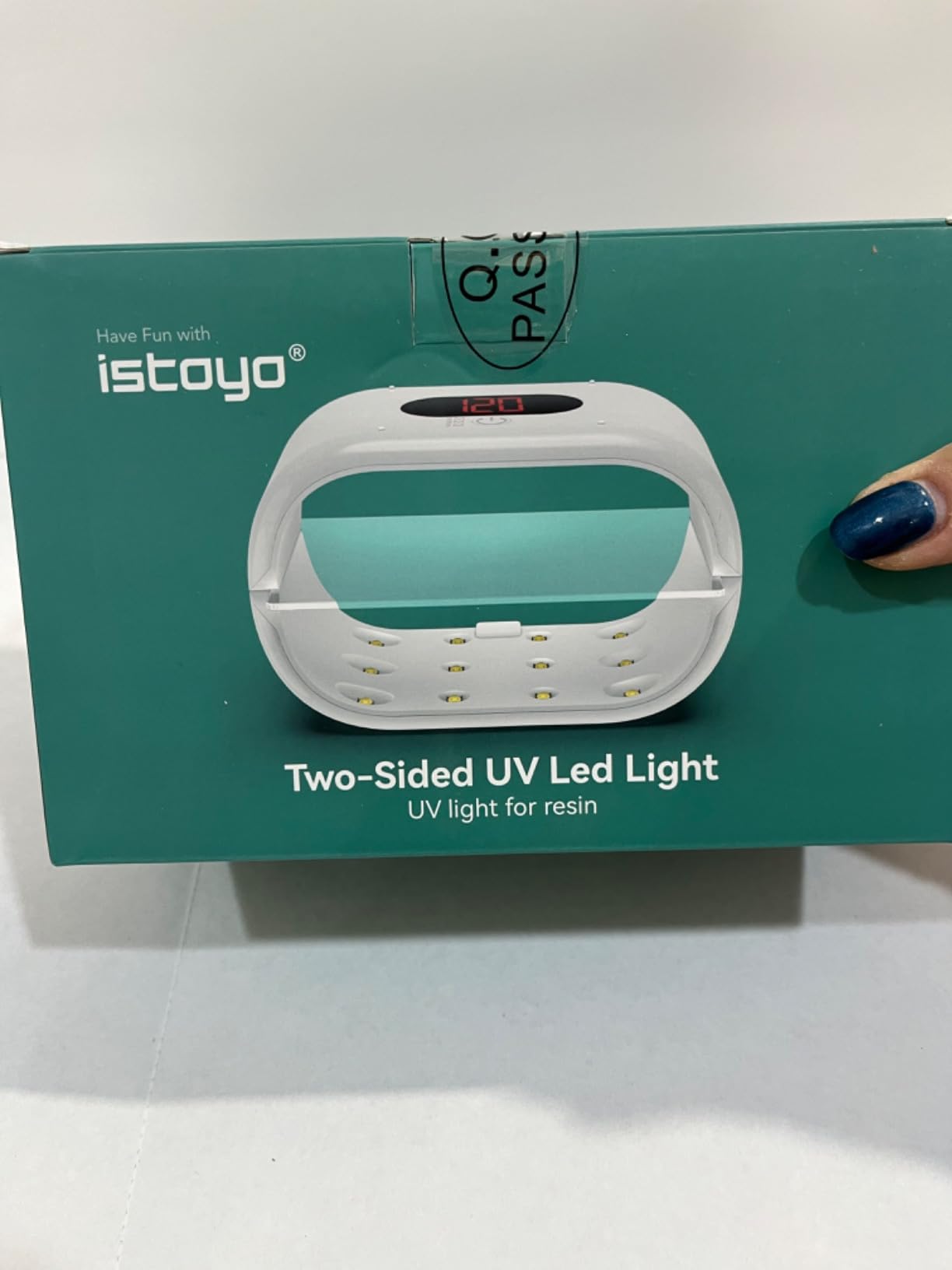 ISTOYO UV Light for Resin, Large Double-Sided 36 LED Fast Curing Lamp customer photo 1