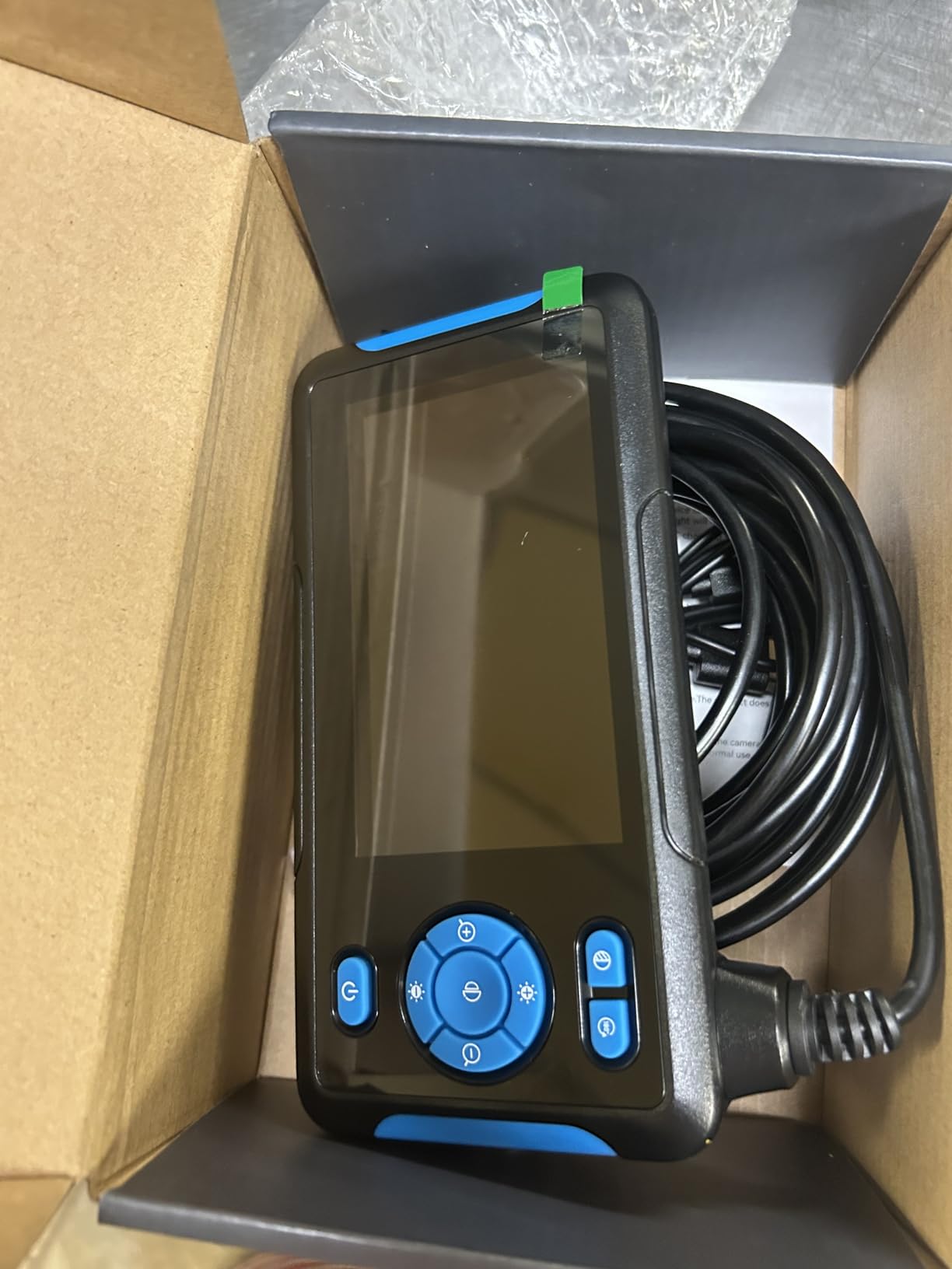 T TAKMLY Endoscope Camera with Light, Dual Lens 4.3'' Inspection Camera, 1080P HD Borescope, IP67 Waterproof Snake Camera for Inspecting Walls, Vents, Automotive Engines, Pipes, 16.4FT customer photo 2