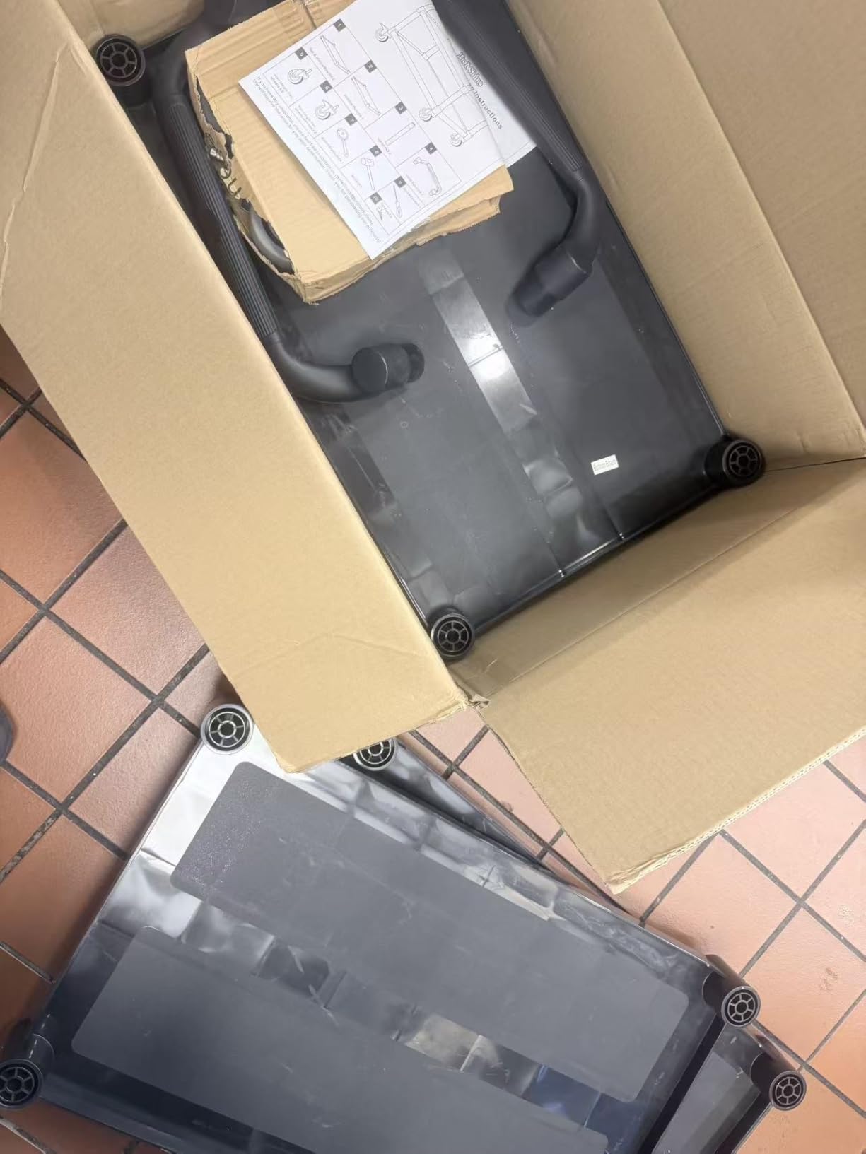 Plastic Utility Carts with Wheels, 3-Tier Rolling Cart, Restaurant Cart customer photo 1