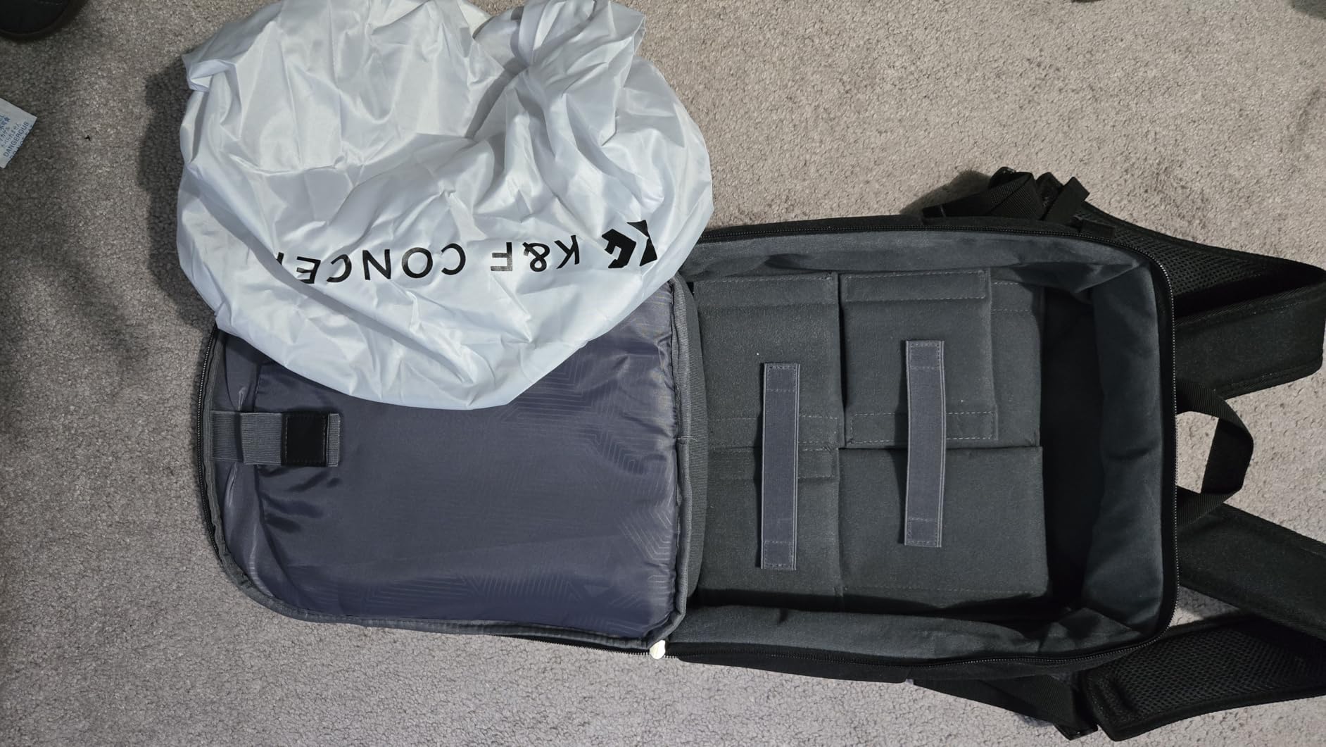 K&F CONCEPT Camera Backpack, Lightweight Camera Bag with Tripod Holder customer photo 2