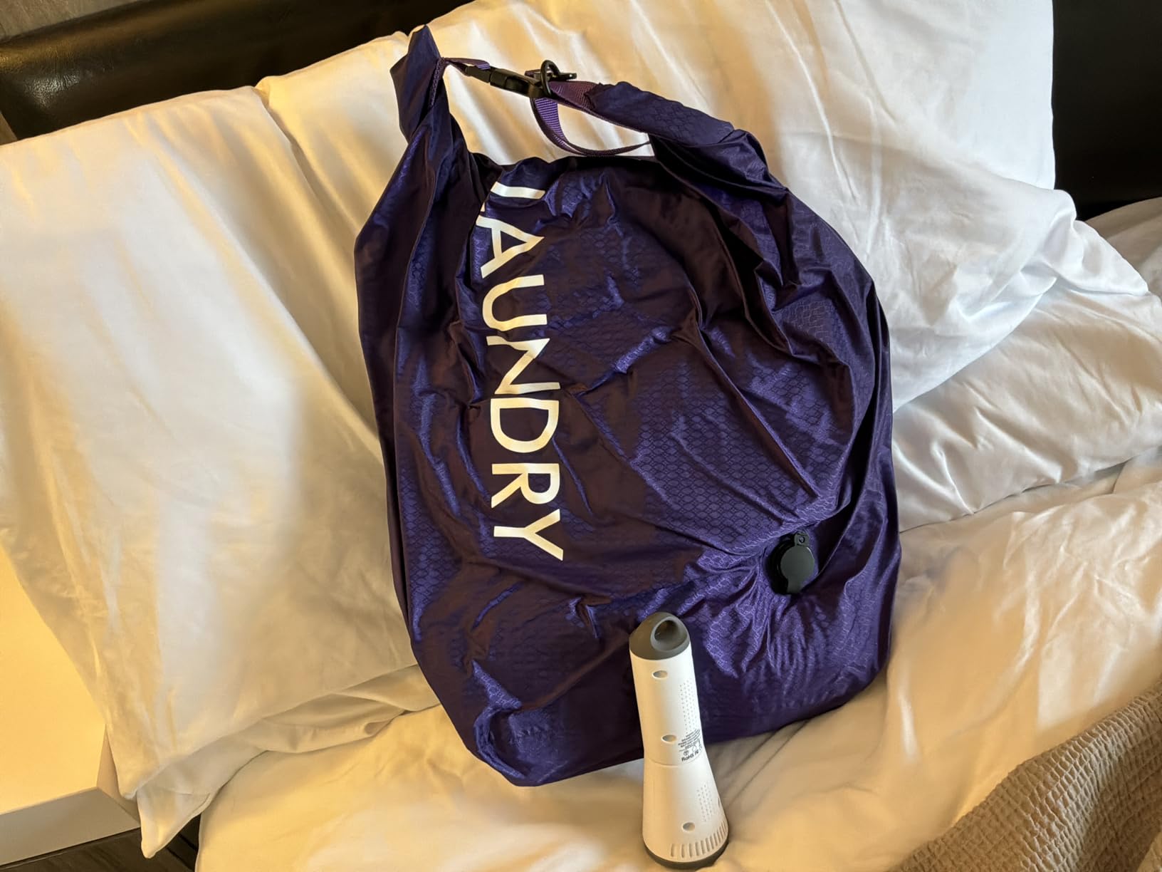 Travel Laundry Bag, Vacuum Compression Dirty Clothes Travel Bag customer photo 2