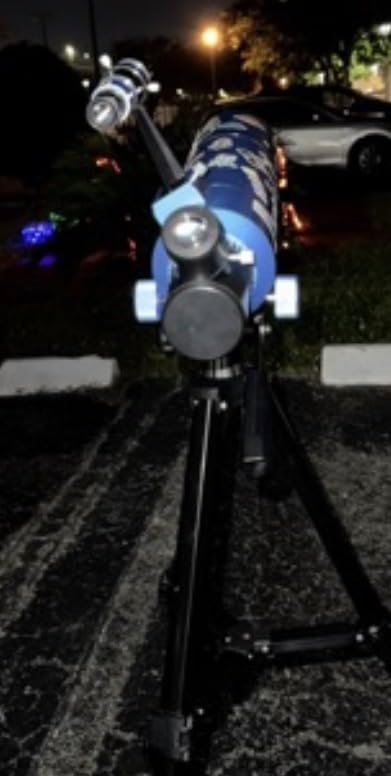 Telescope for Adults & Kids, 80mm Aperture 500mm (20X-150X) Professional Refractor Telescope for Astronomy Beginners, Portable Travel Telescopes with Tripod Phone Adapter, Stickers, Backpack customer photo 1