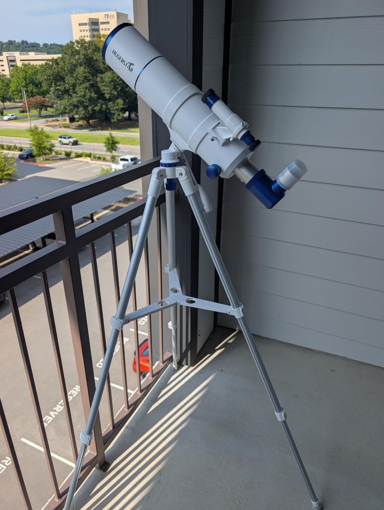 Telescope for Adults & Kids, 80mm Aperture 500mm (20X-150X) Professional Refractor Telescope for Astronomy Beginners, Portable Travel Telescopes with Tripod Phone Adapter, Stickers, Backpack customer photo 2