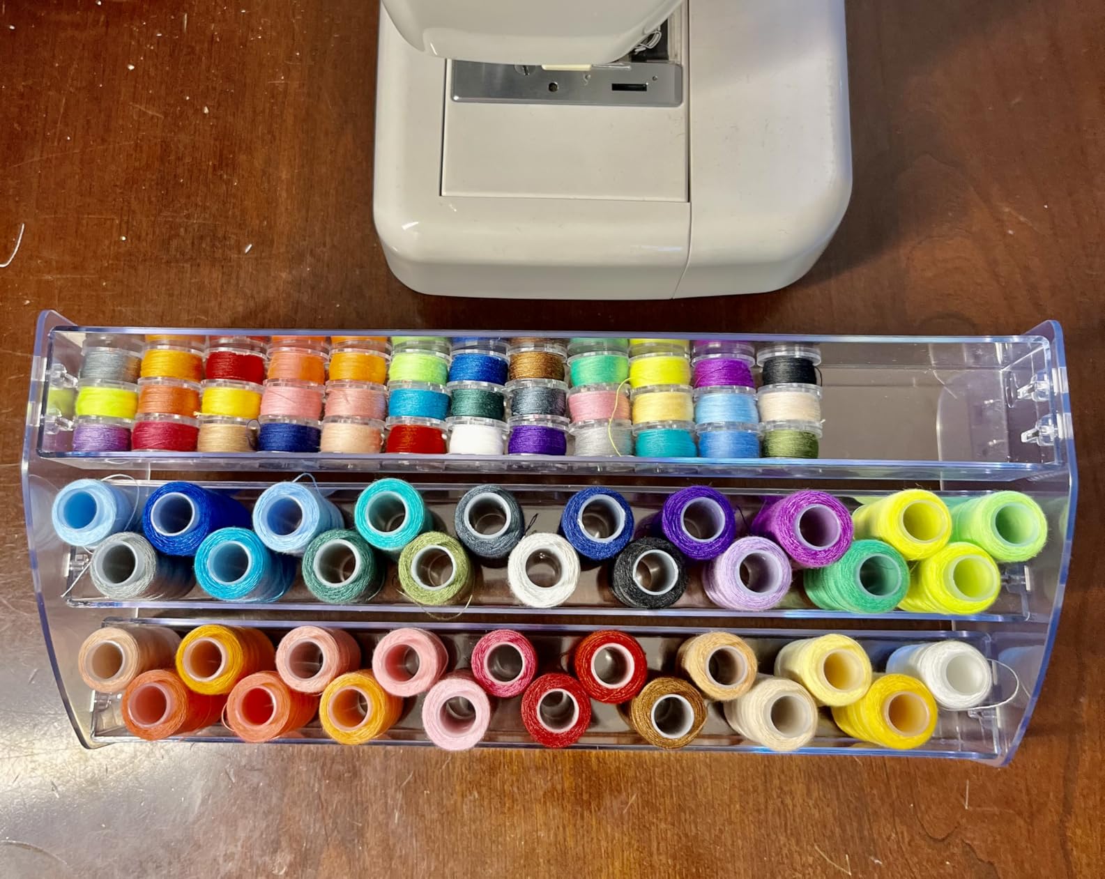 14 Pack Serger Thread Cones, Assorted Colors Polyester Thread, 40S/2-1600Y customer photo 2