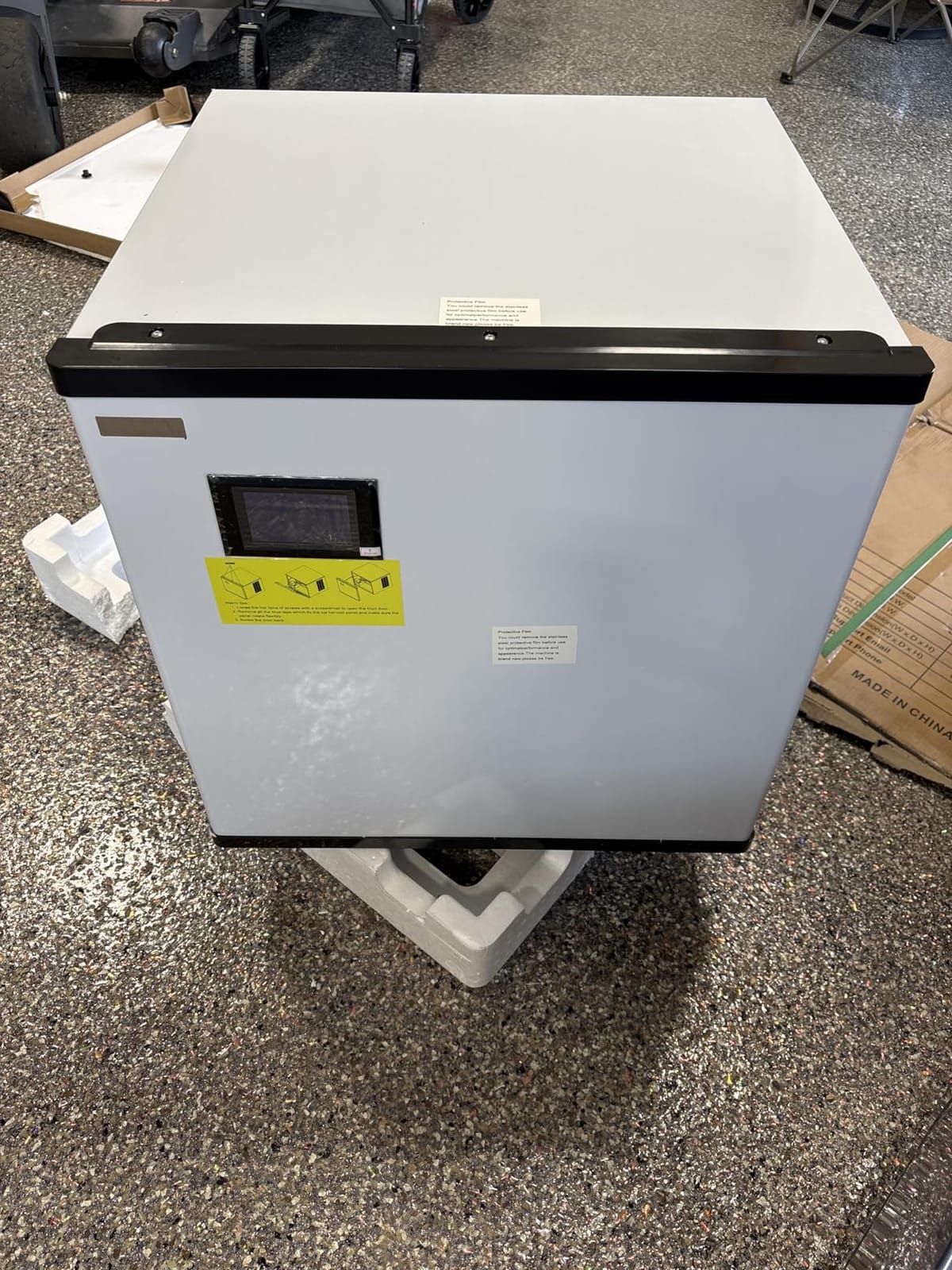 130 lbs Commercial Ice Maker Undercounter Built-in Freestanding Self-Clean customer photo 1
