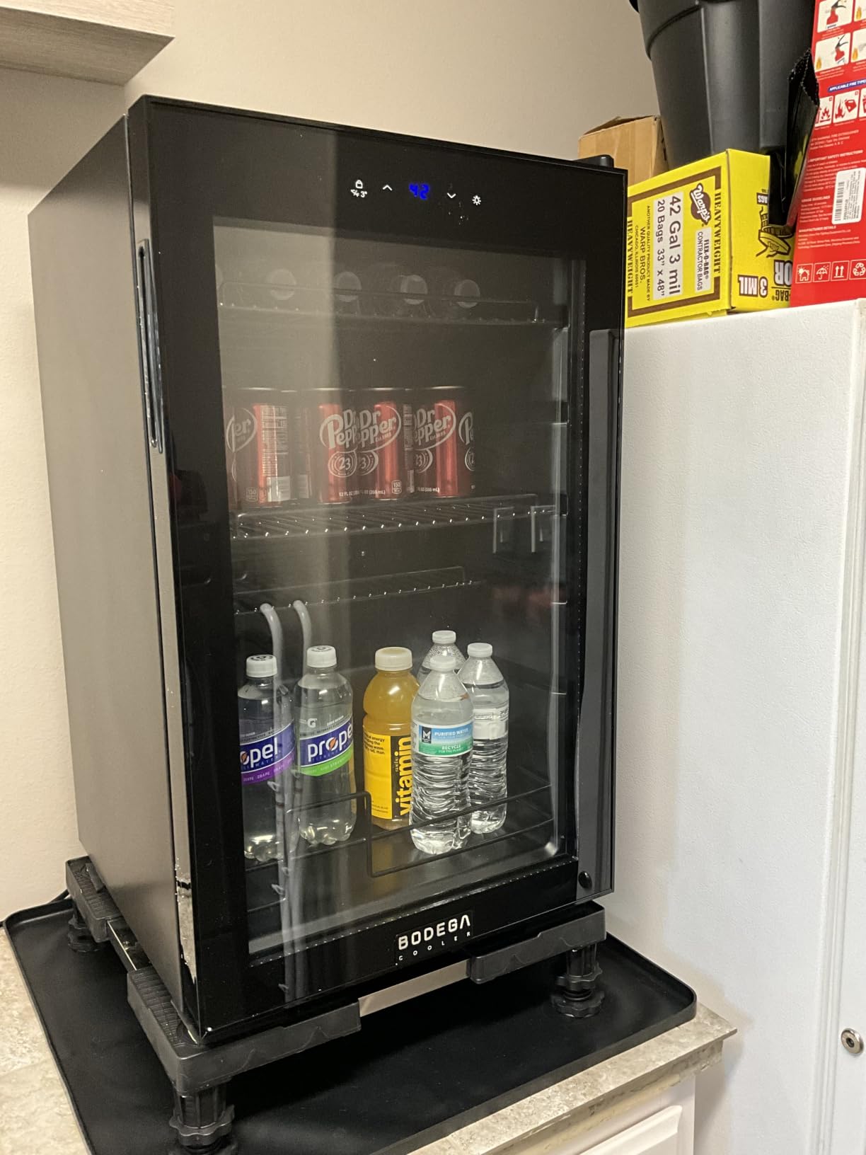 Commercial Back Bar Refrigerator, 20.5 Cu Ft Beverage Fridge Sainless Steel customer photo 2