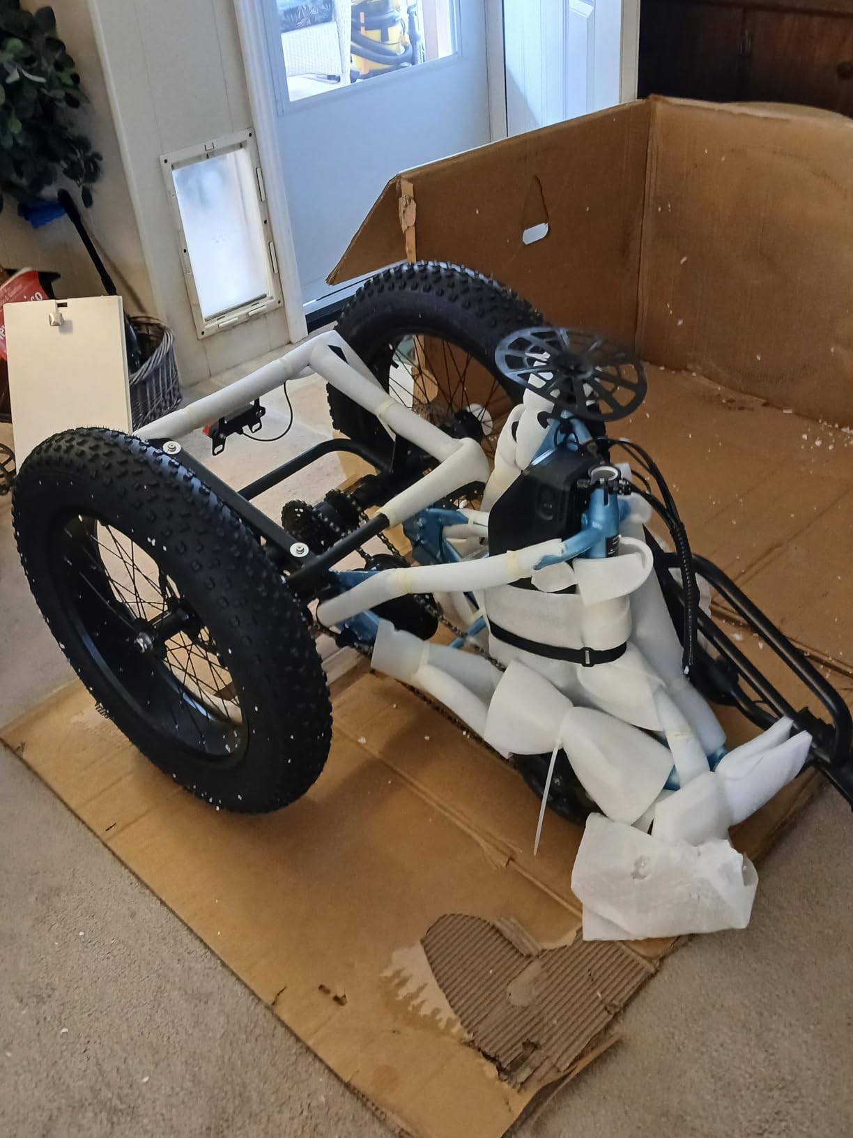 ESKUTE T300Pro Electric Trike for Adults,998.4Wh Long-Range Battery, 1200W Peak Motor, 20