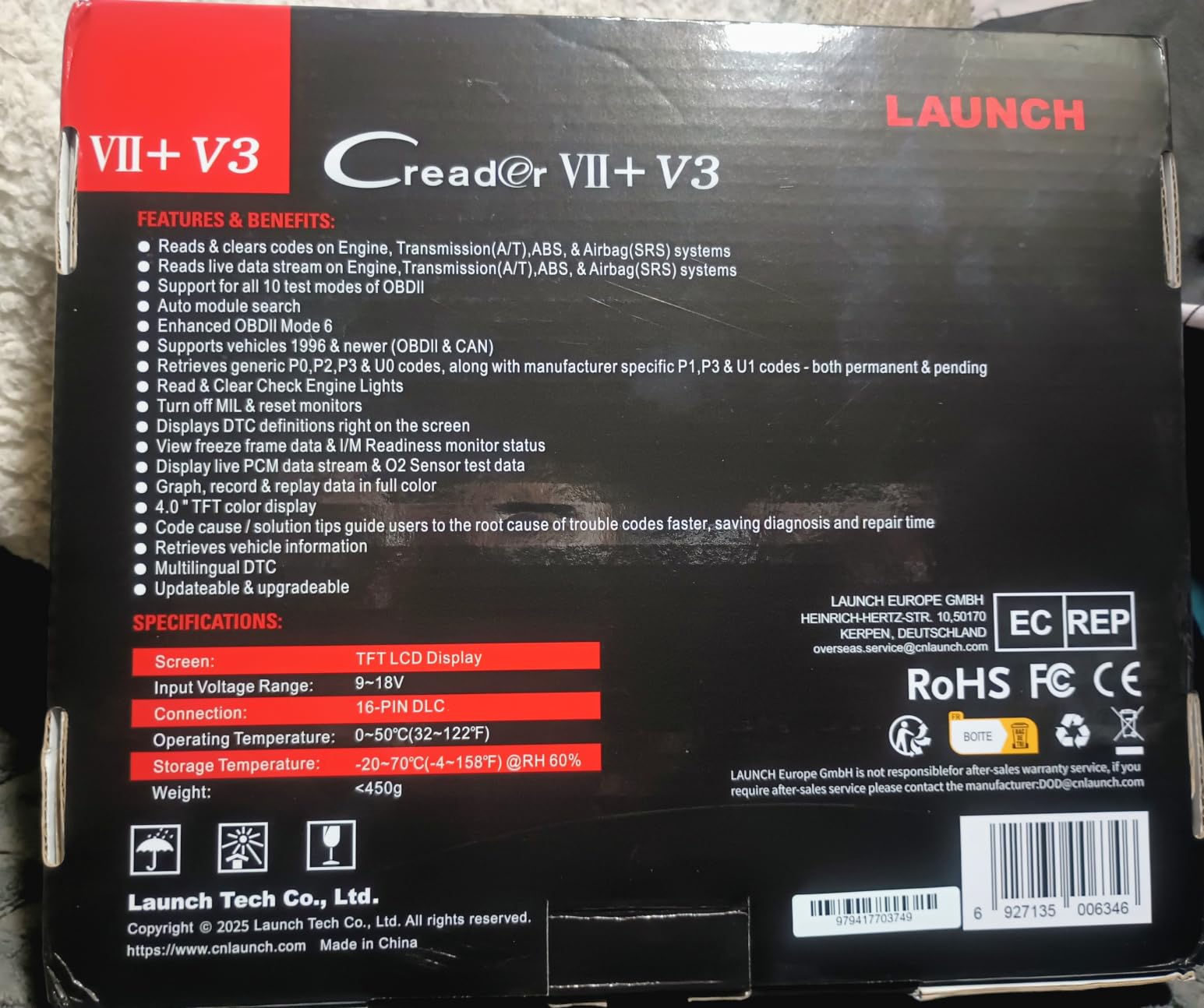 Launch X431 PRO5 OBD2 Scanner J2534 Pr0gram ECU Coding, Topology, 60+ Reset customer photo 1