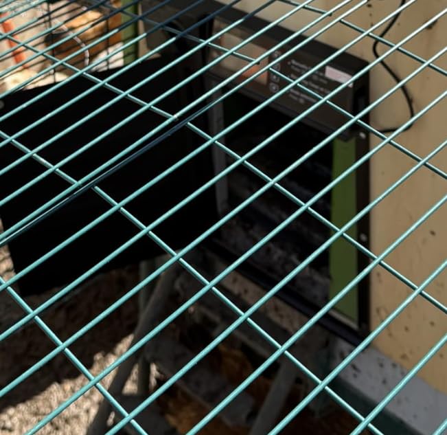 Large Size Automatic Chicken Coop Door Solar Powered - Timer/Light Sensor | Solar Chicken Coop Door Anti-Pinch, Aluminum Alloy Chicken Door | 20M Remote Control | Higher Battery Capacity customer photo 1