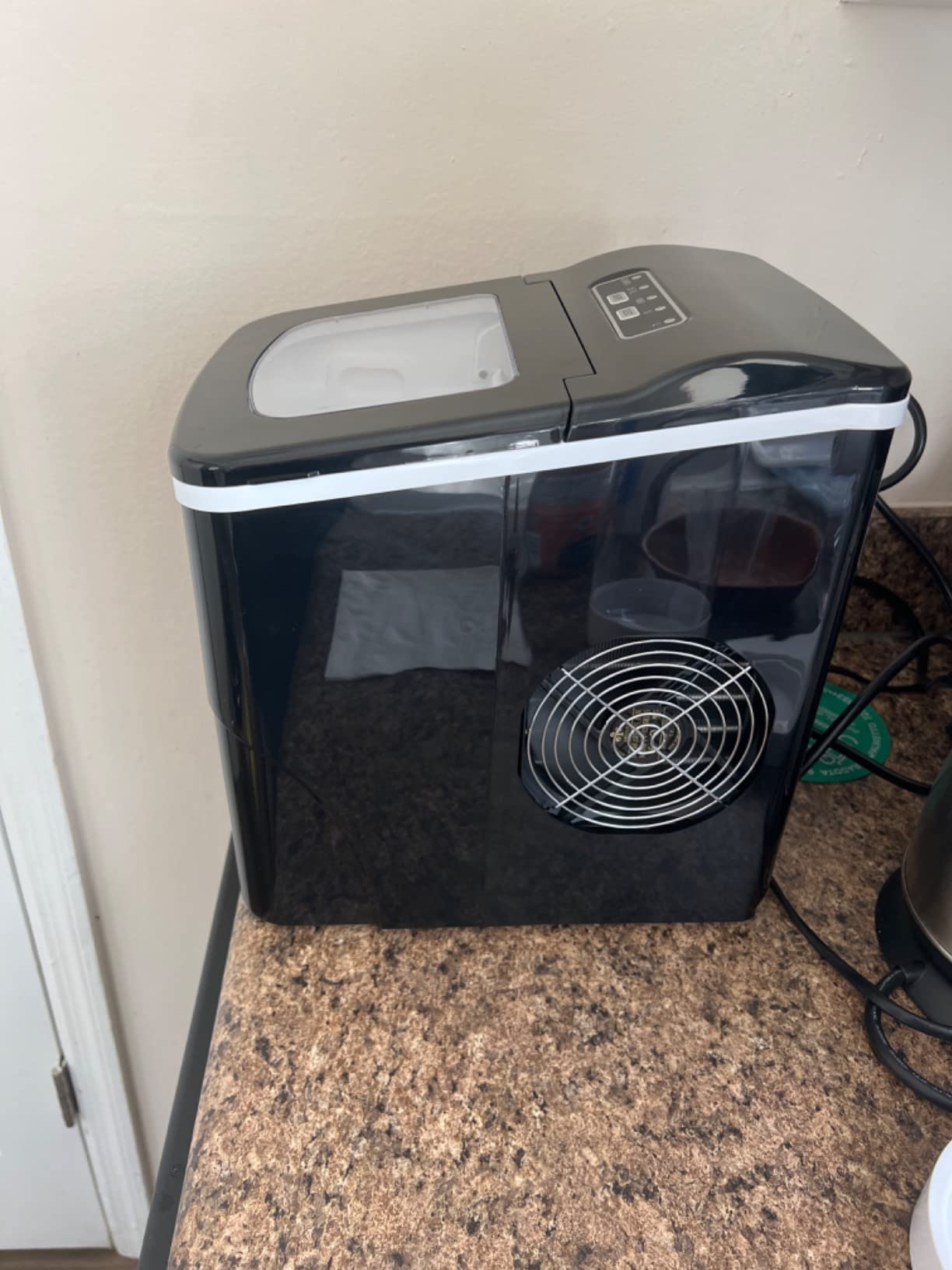 Electactic Commercial Ice Maker Machine,100lbs/24H,Brushed Silver customer photo 1