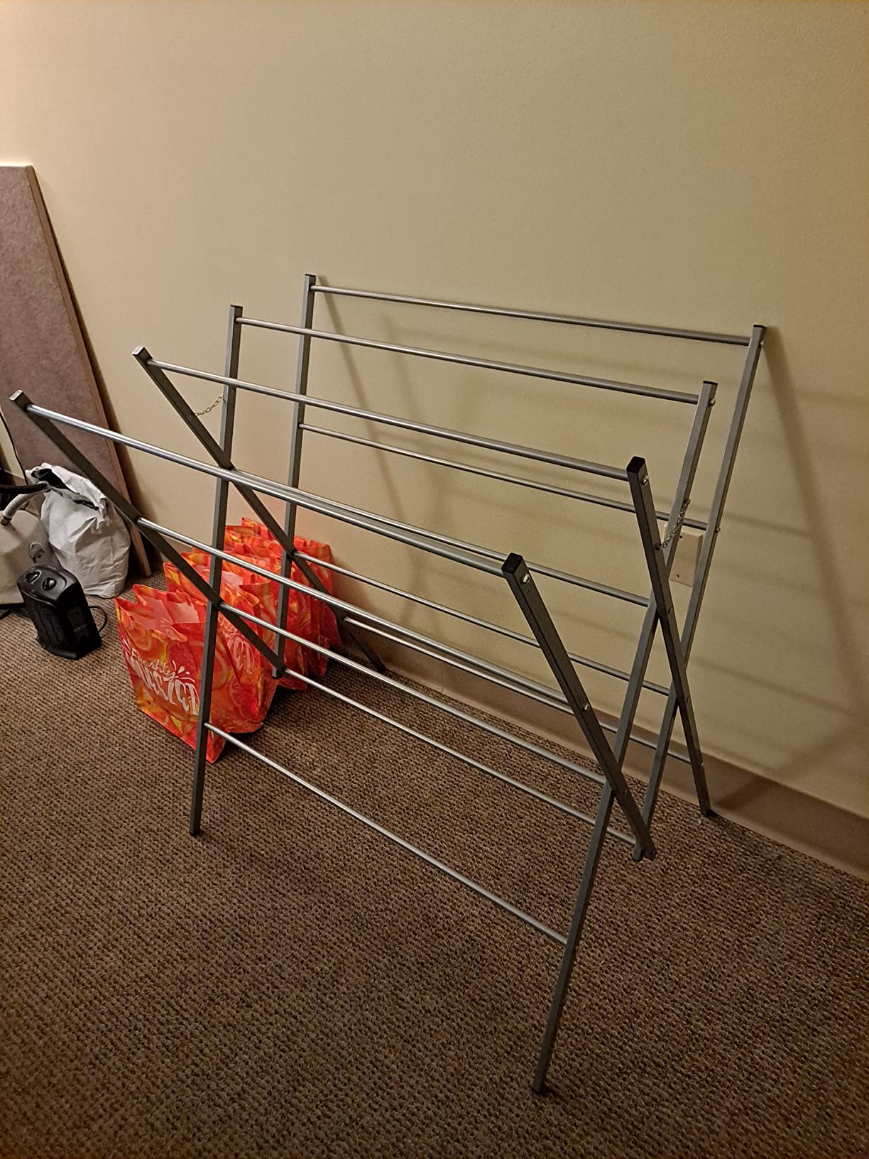 Whitmor Drying Rack Clothing,Large 12 Drying Poles Clothes Drying Rack,Foldable Portable Laundry Drying Rack for Air Drying Clothing,Towel,Delicate Eac for Indoor & Outdoor customer photo 2