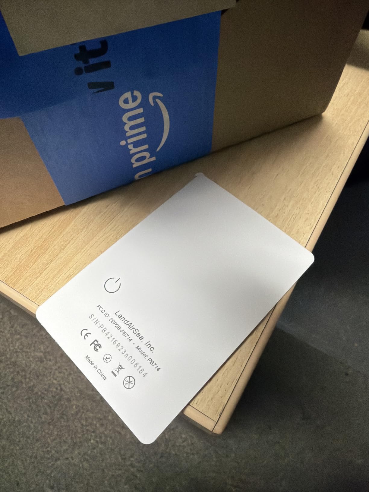LandAirSea PB714 – Ultra-Slim Apple Find My Wallet Tracker with Secure Adhesive, No Monthly Fee Bluetooth Item Locator for Wallets, Passports & Luggage customer photo 1