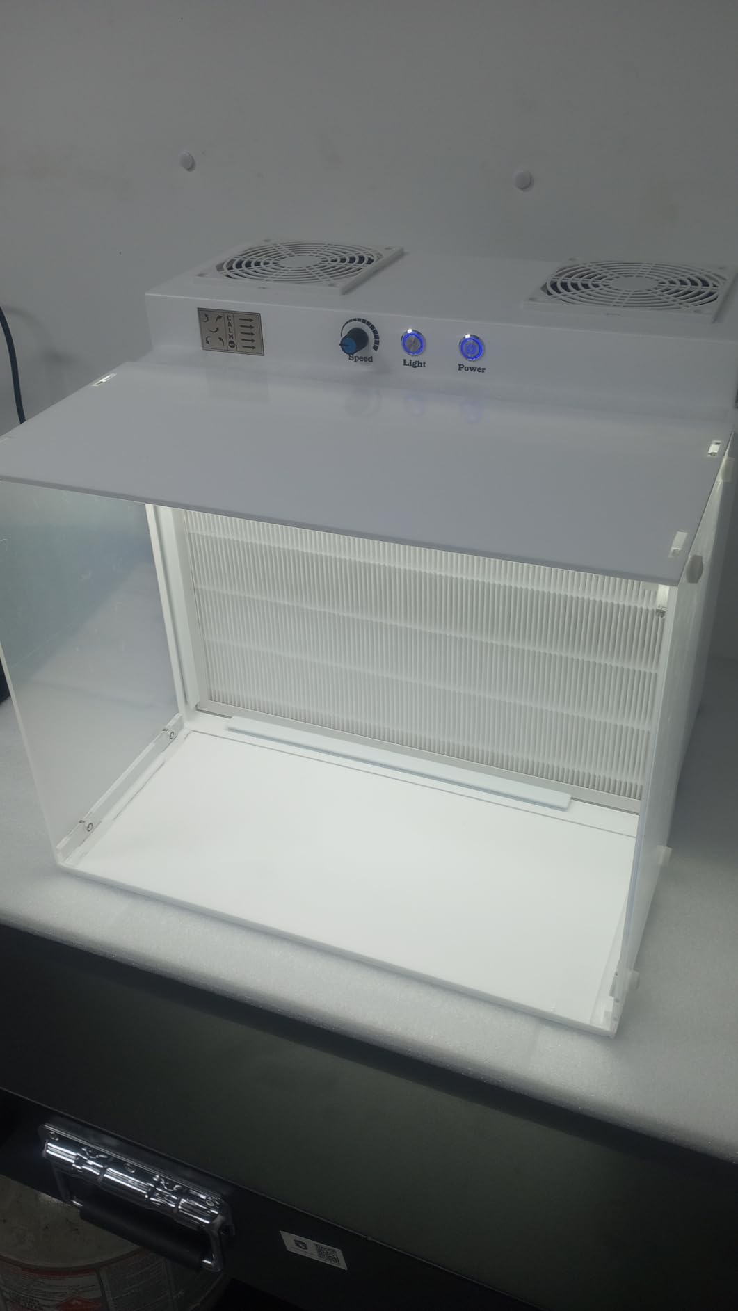 Mycology Laminar Flow Hood with HEPA H13 Filter,FFU,17.3