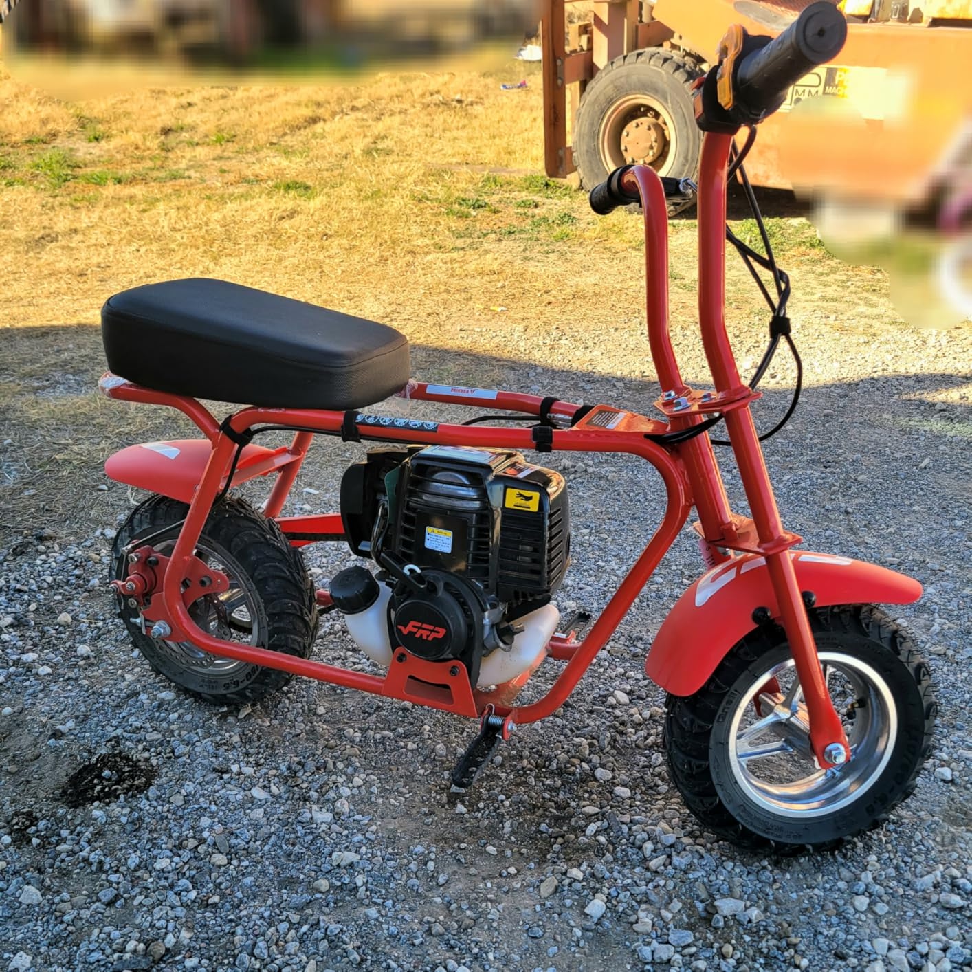 FRP MB40 Gas Mini Bike for Teens 40cc 4-Stroke Off Road 18 MPH 165 LBS customer photo 1