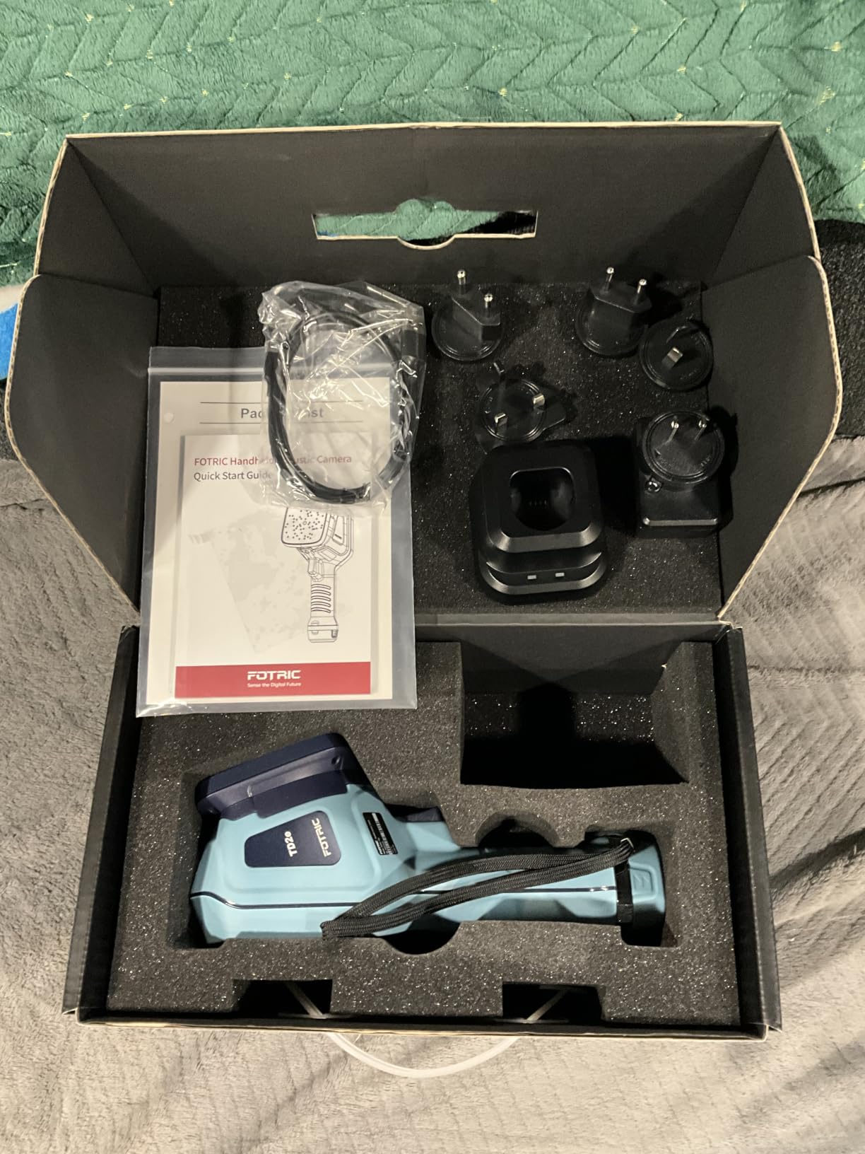 TD2e Acoustic Imaging Camera,64 MEMS Digital Microphones,Acoustic Imager for Compressed Air Leaks, Vacuum Leaks, Vibration Problems Detection,2k~100kHz Frequency Range, 3.5