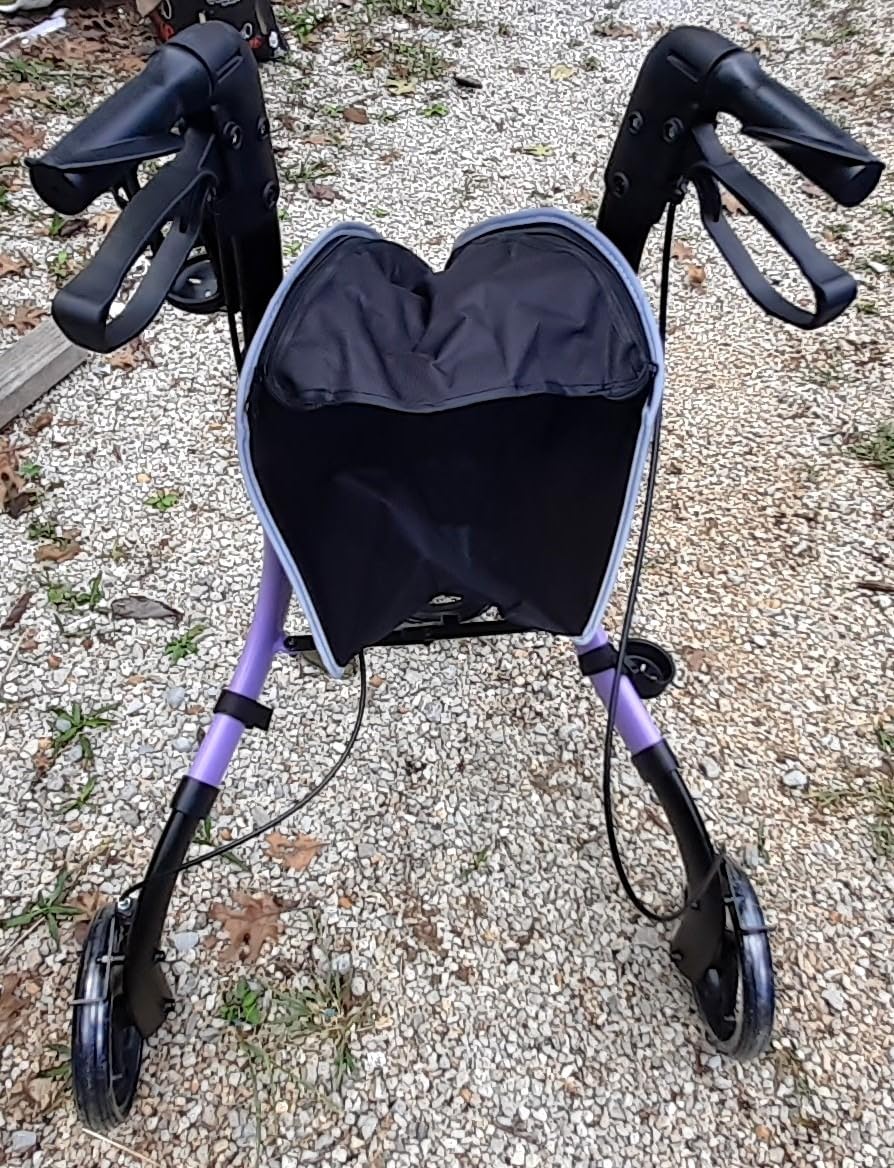 HOMLAND Foldable 3 Wheel Walkers for Seniors, Lightweight 10.4 lbs customer photo 1