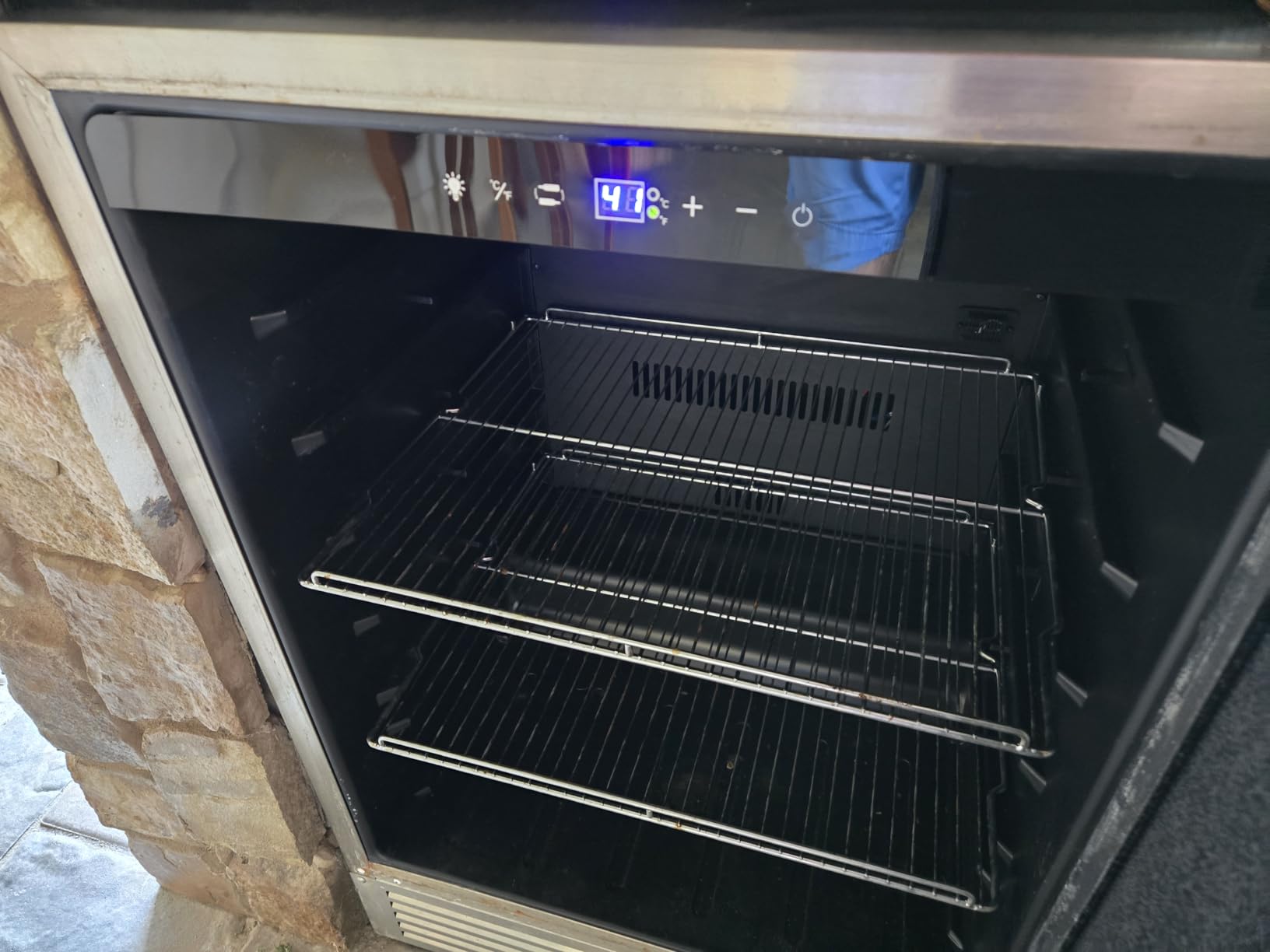 Tylza Countertop Display Fridge 3.5 Cu.Ft Double Glass Door customer photo 2