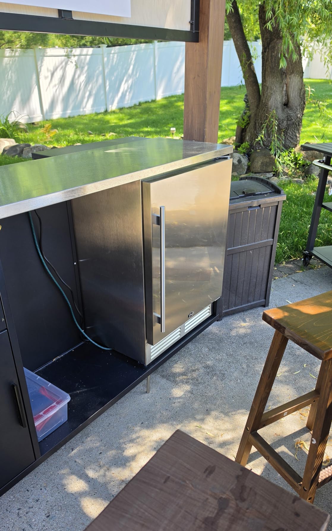 Tylza Countertop Display Fridge 2.7 Cu.Ft Double Glass Door customer photo 2