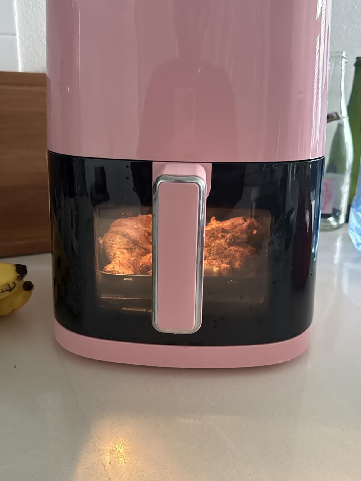 Sweetcrispy Air Fryer 6 Quarts with Window, 12-in-1 Square Airfryer Oven for Family, 400°F Rapid Air Crispy Technology, Roast Bake Dehydrate, Nonstick & Easy-Clean Basket customer photo 1