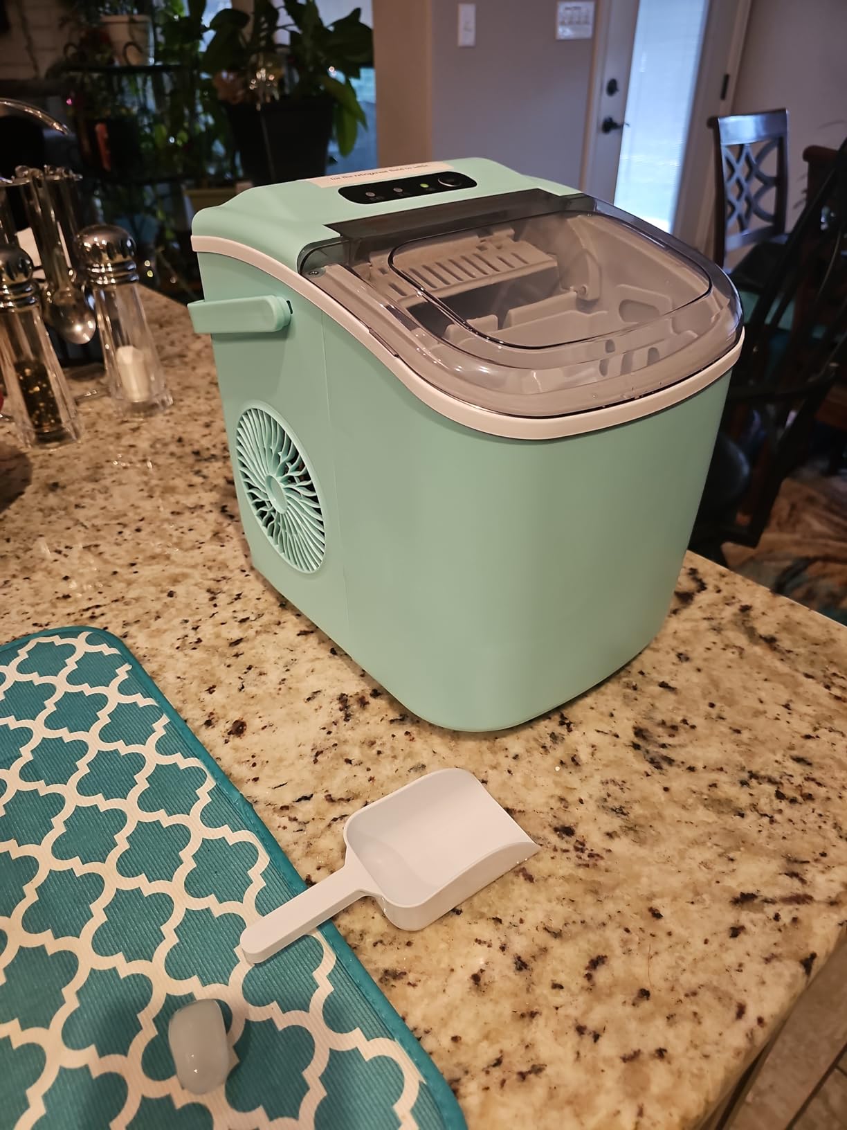 AGLUCKY Nugget Ice Maker Countertop with One-Touch Dispensing customer photo 1