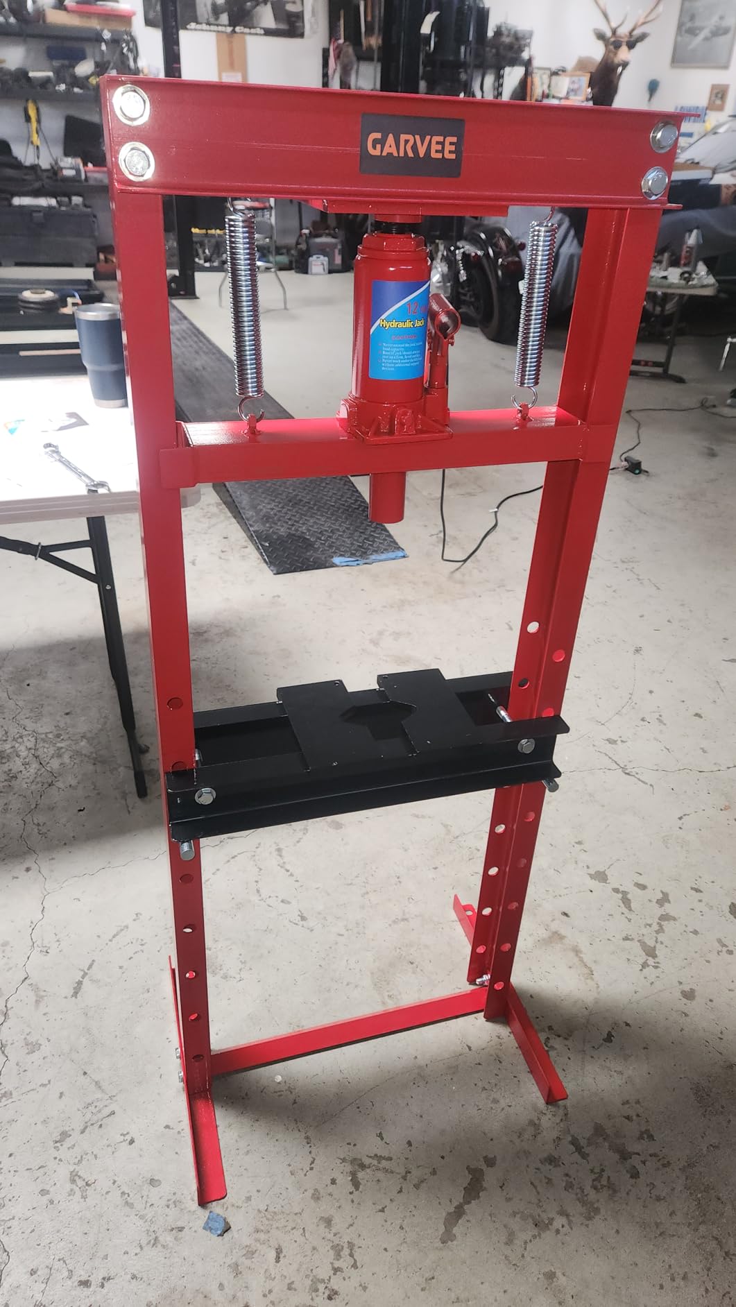 Garvee 20Ton Hydraulic Shop Press H-Frame Floor Shop Press customer photo 1