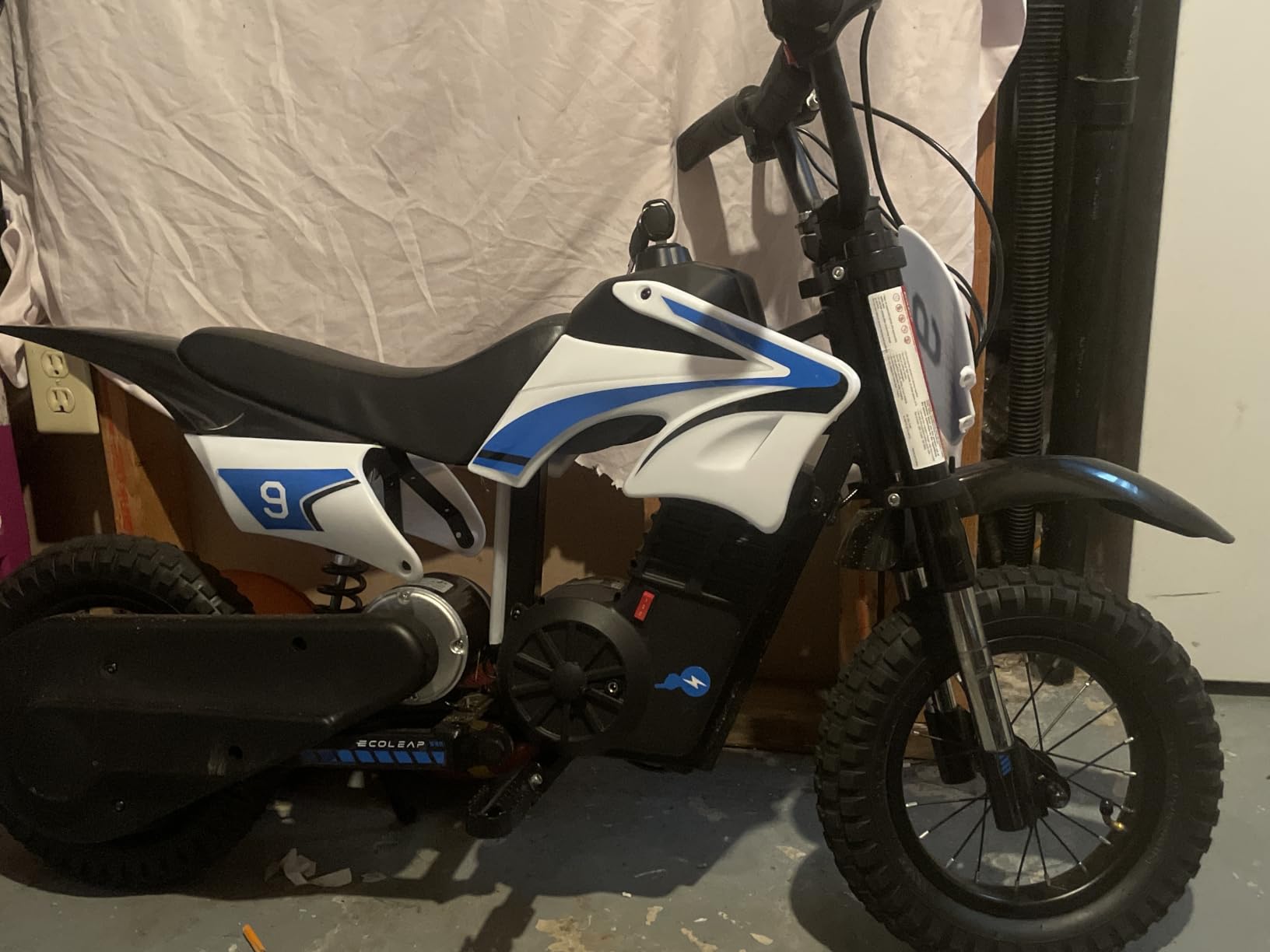 K1 Kids Electric Dirt Bike 36V Motorcycle,16MPH Fast Speed 14 Mile Long-Range,700W Peak 3-Speed Modes Electric Bike for Kids Ages 3-10 (Berry Red) customer photo 1