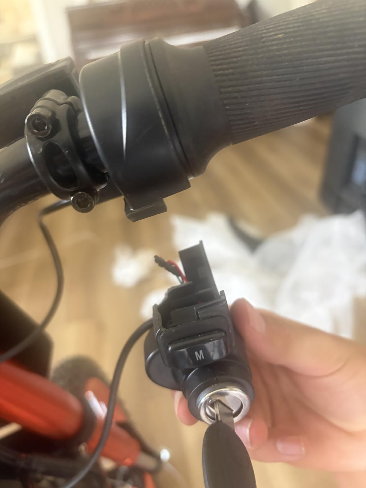 Electric Dirt Bike for Adults, 60V 28.8Ah, 4500W Peak Motor Full Suspension customer photo 2