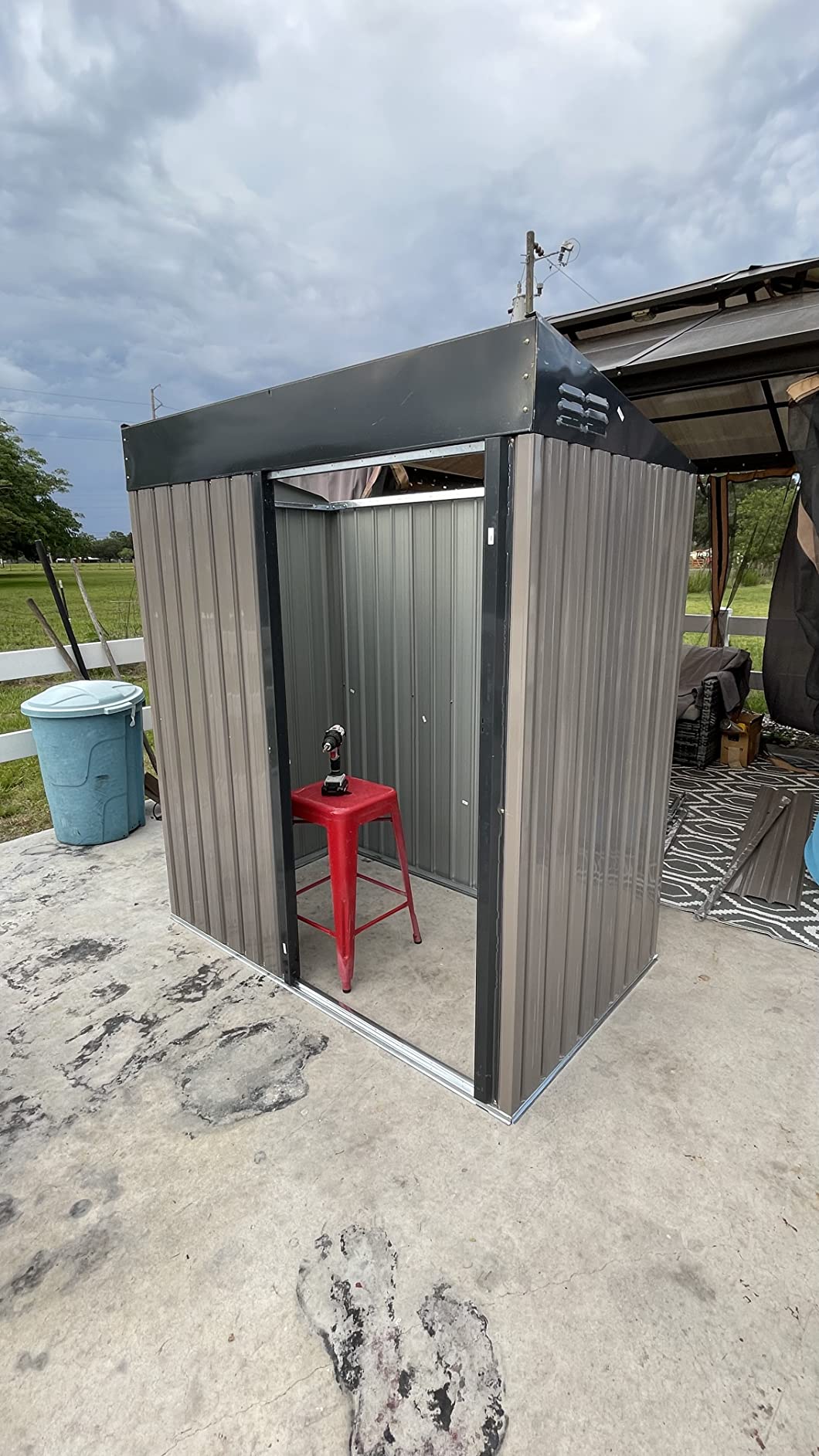 AECOJOY Outdoor Storage Cabinet Waterproof, 70