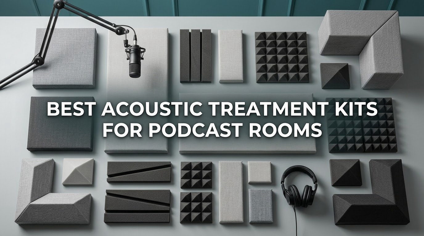 best acoustic treatment kits for podcast rooms