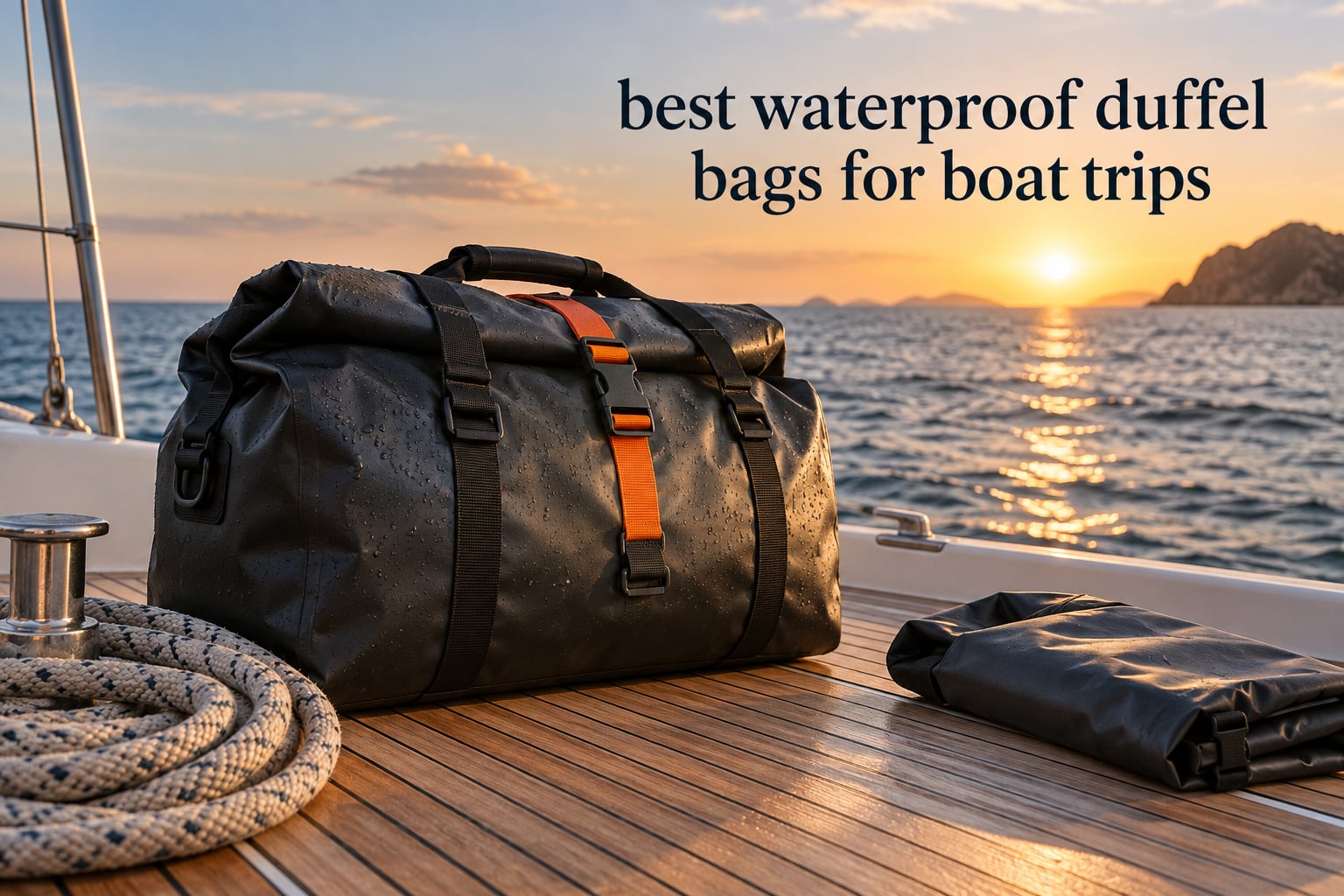 best waterproof duffel bags for boat trips