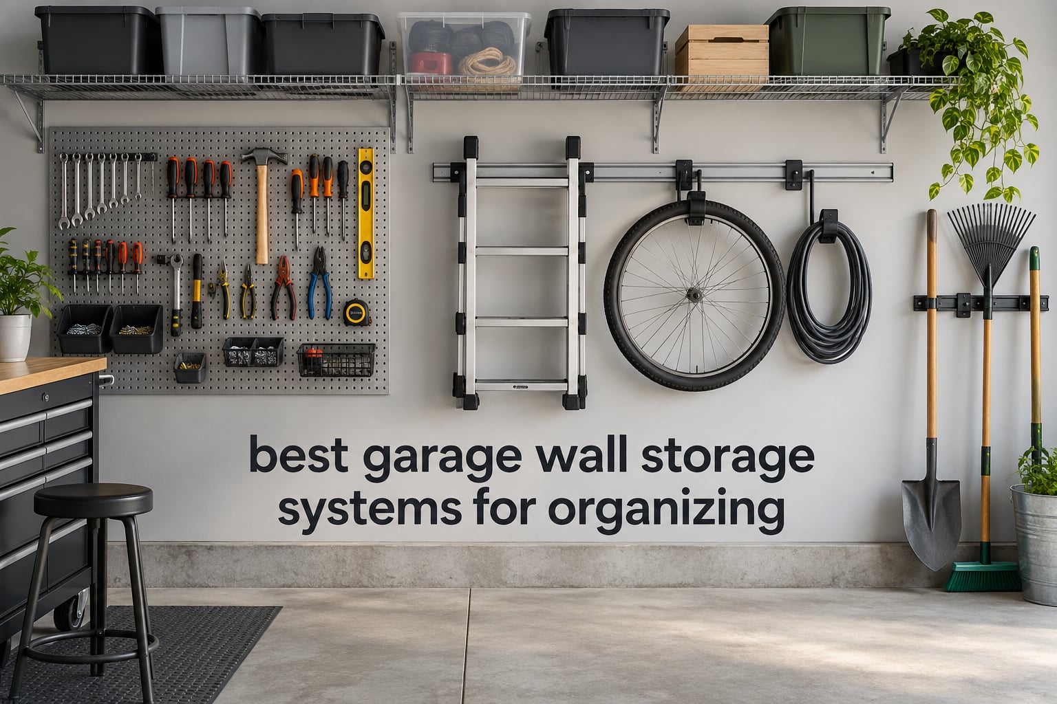 best garage wall storage systems for organizing