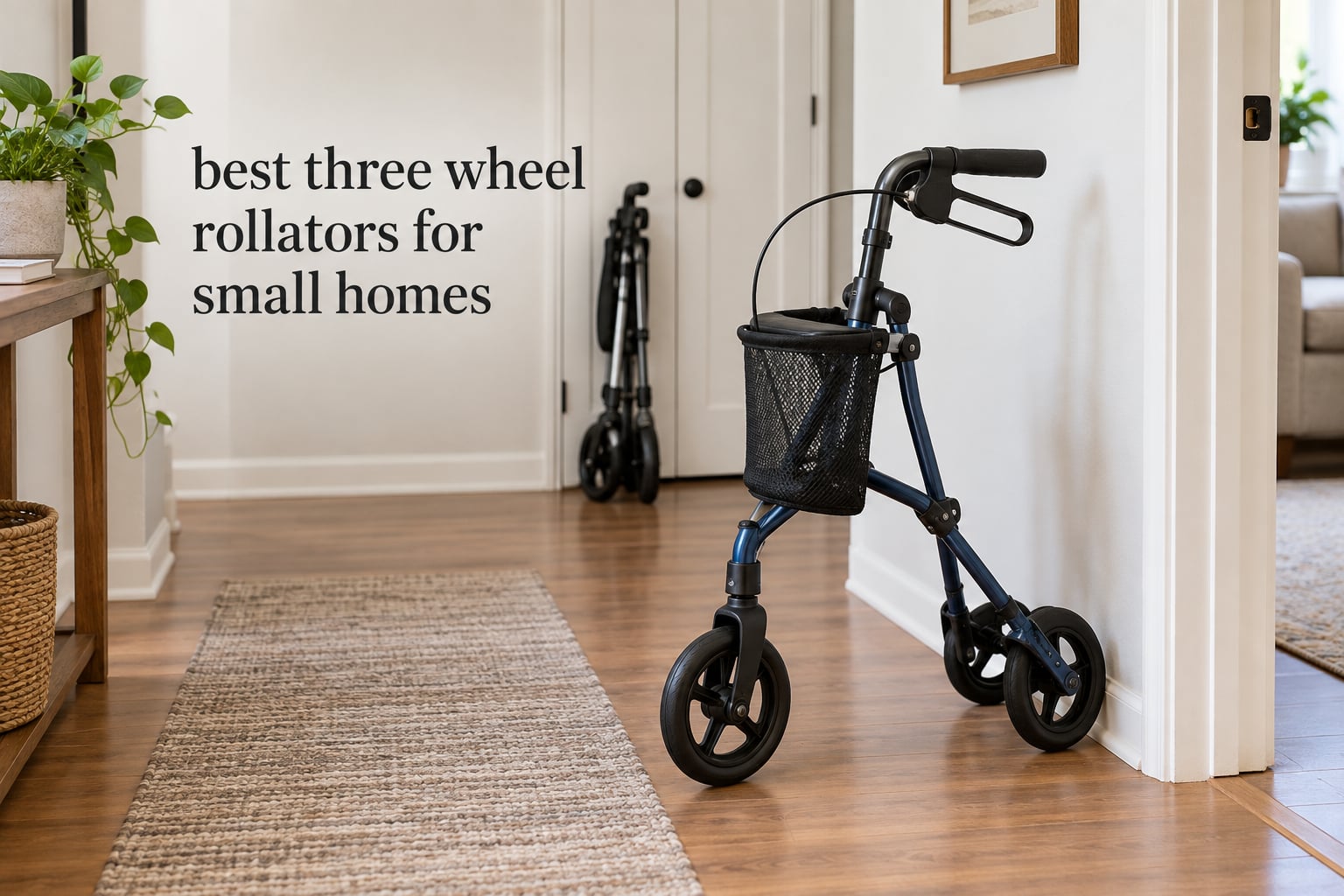 best three wheel rollators for small homes