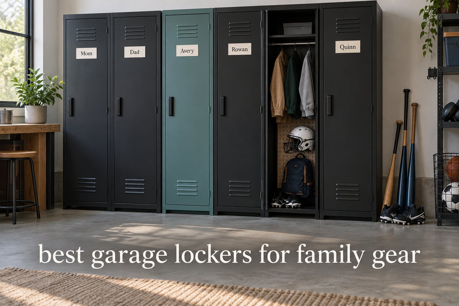 best garage lockers for family gear