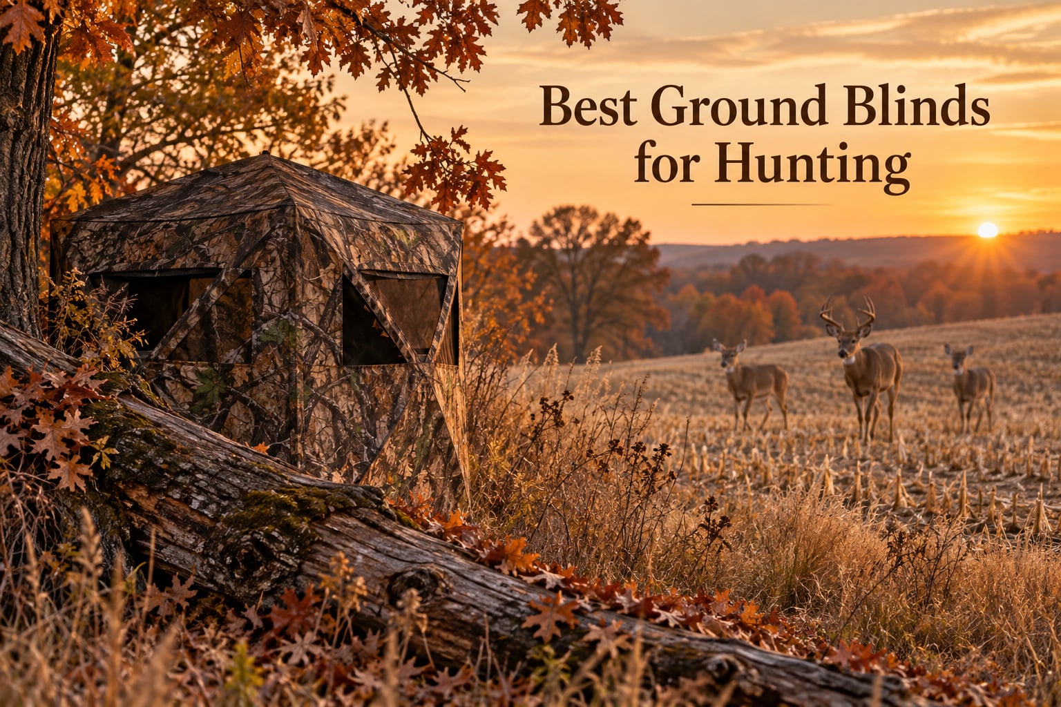 Best Ground Blinds for Hunting