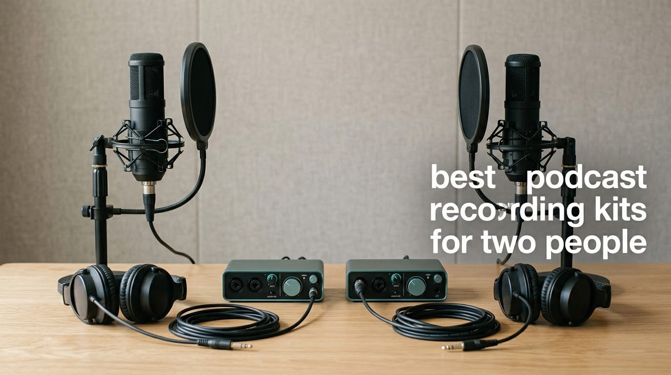 best podcast recording kits for two people