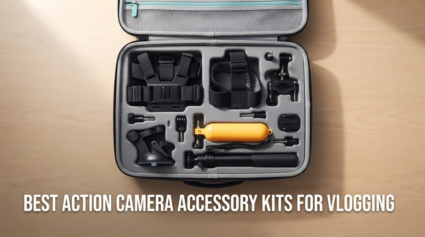 best action camera accessory kits for vlogging