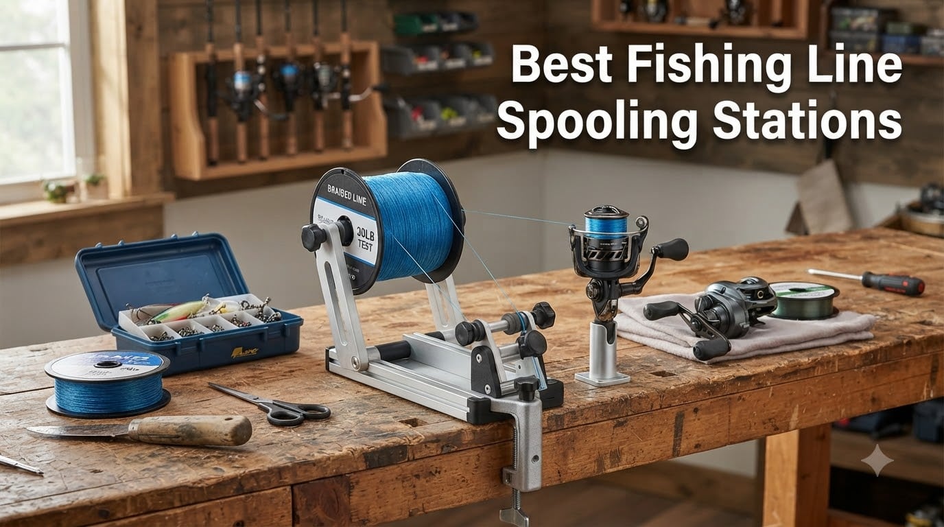 Best Fishing Line Spooling Stations