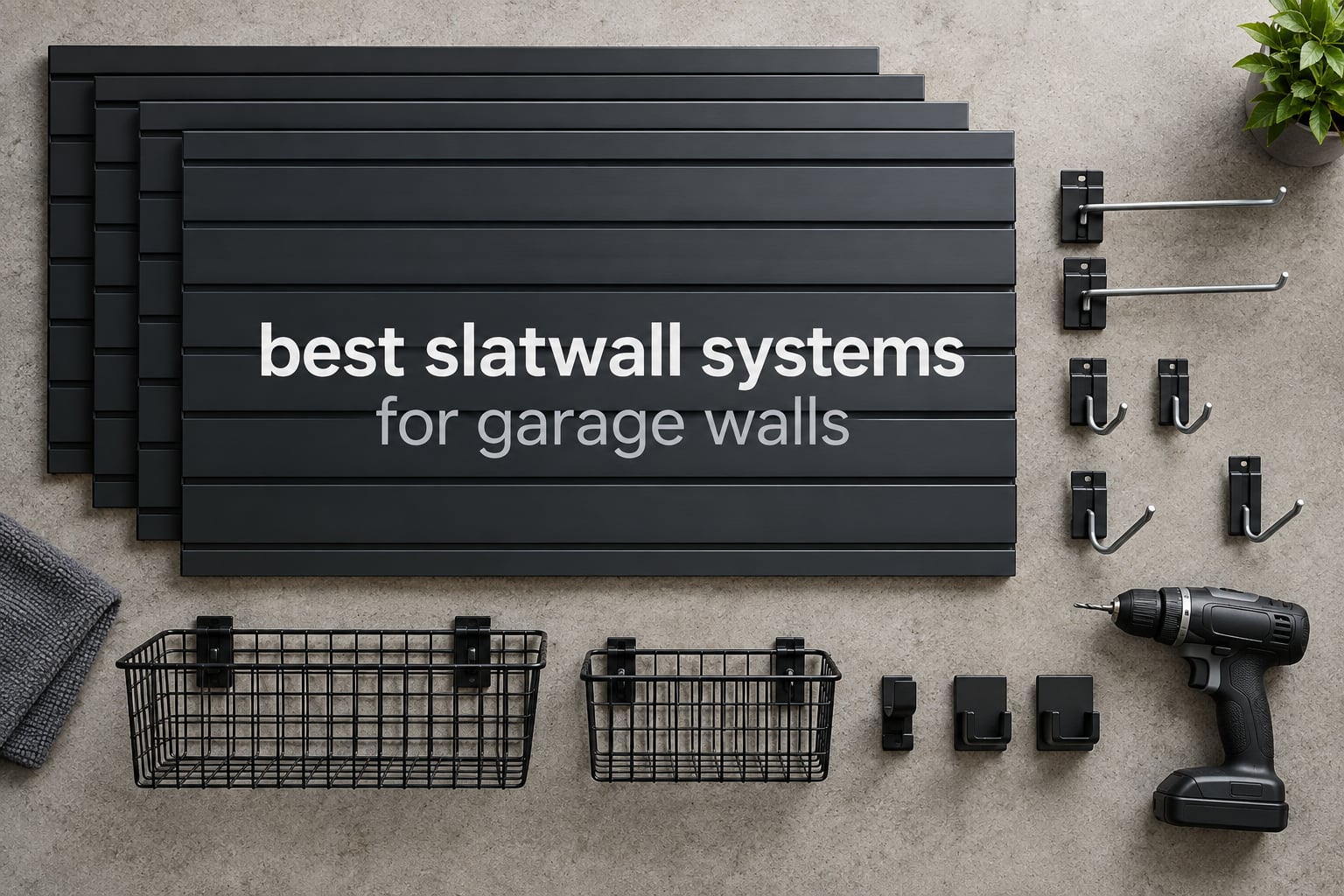 best slatwall systems for garage walls