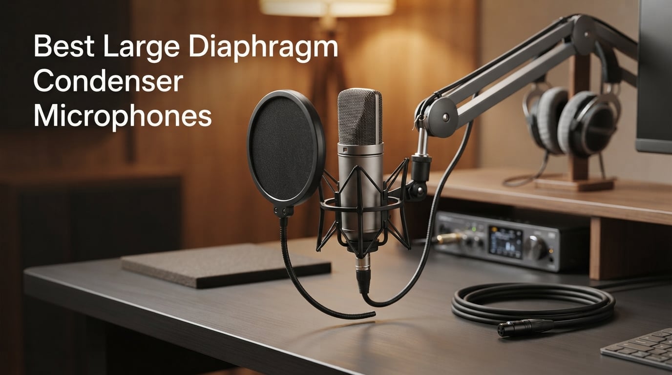 Best Large Diaphragm Condenser Microphones