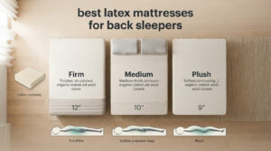 best latex mattresses for back sleepers